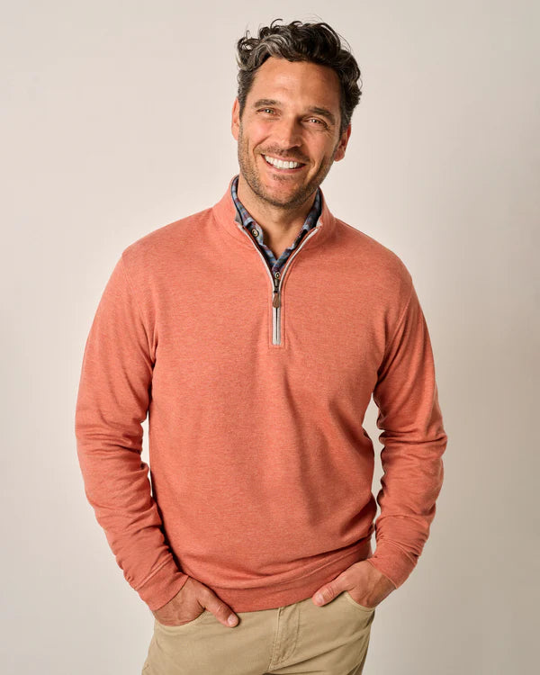 Johnnie-O Men's 1/4 Zip Long Sleeve Shirt - Comfortable & Stylish Golf & Casual Wear for Men