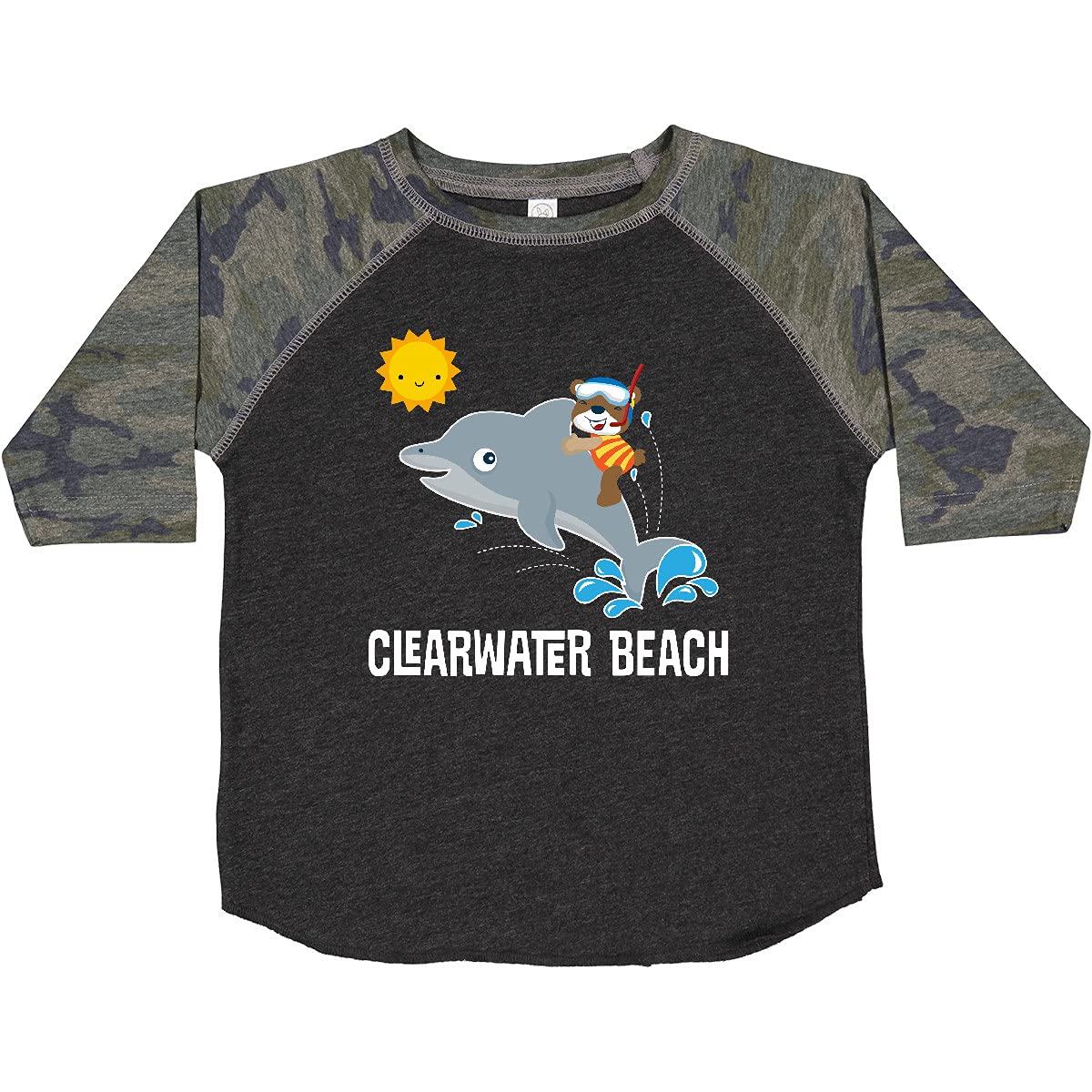 Inktastic Clearwater Beach Florida Vacation Toddler T-Shirt - Cute Summer Outfit for Boys & Girls - Beach Trip, Family Vacation, Holiday Gift