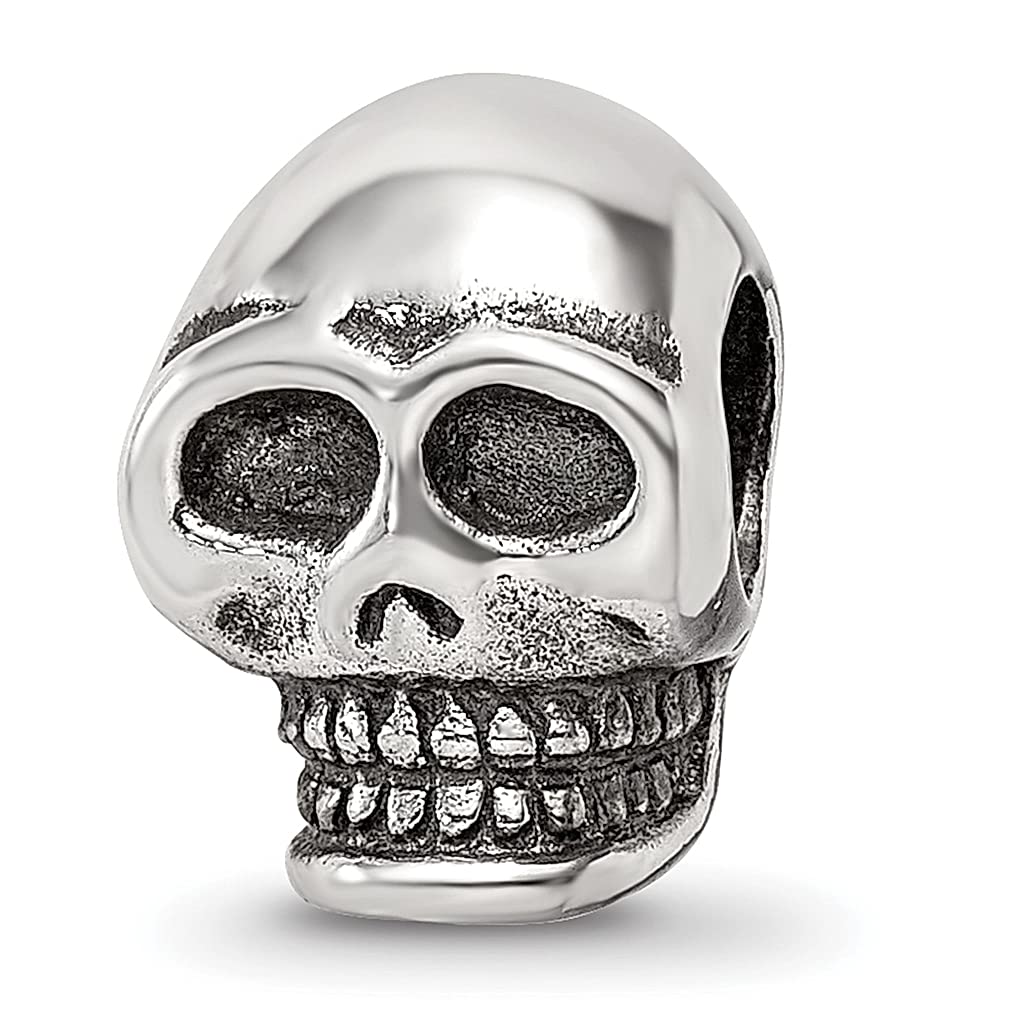 925 Sterling Silver Skull Charm Bead for Bracelet - Halloween Jewelry Gift for Women - Perfect for Holiday Celebrations, Costume Parties & Gothic Fashion Accessories