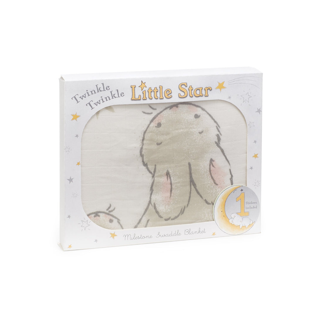 Twinkle Twinkle Milestone Baby Blanket - Soft Keepsake for Newborn Photos, First Birthday & Special Moments - Perfect for Nursery, Photo Shoots & Cherished Memories