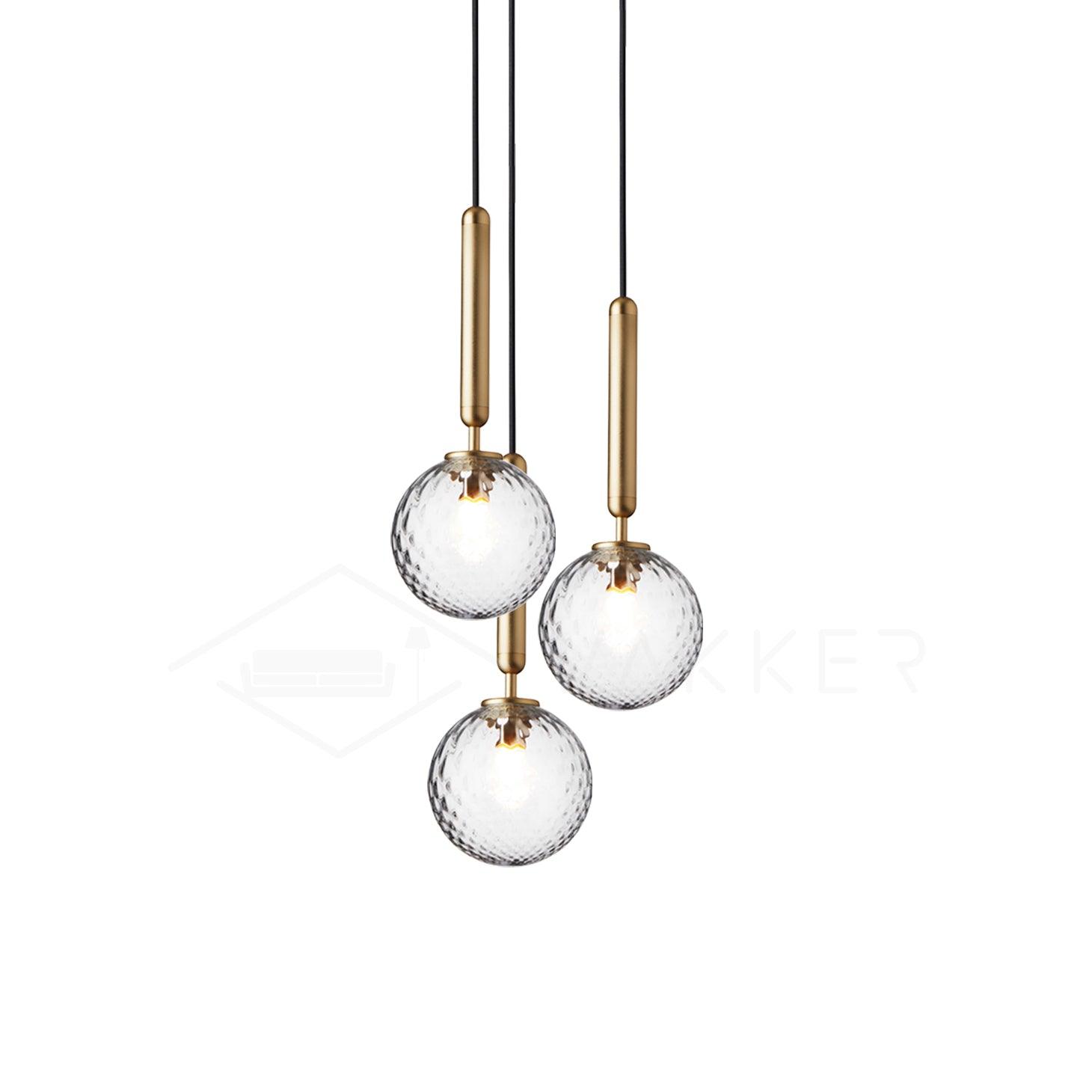 Elysian Glow Pendant Swag Light - Modern Adjustable Hanging Chandelier for Bedroom, Living Room & Dining Room Decor | Dimmable LED Lighting Fixture for Home & Office