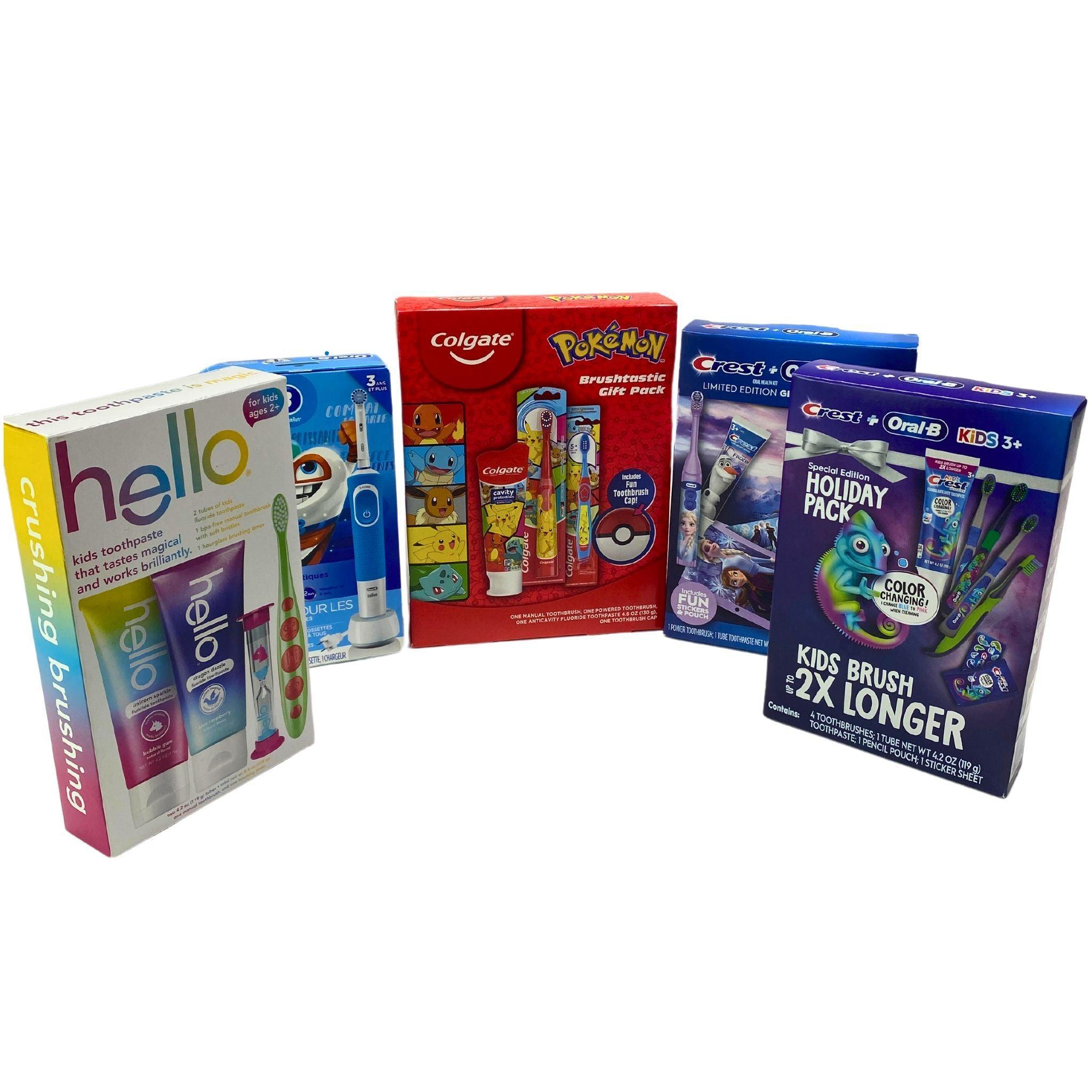 Kids Dental Care Kit - 24 Piece Oral Hygiene Set for Boys & Girls | Toothbrush, Toothpaste & Floss | Perfect for Travel, School & Home Use