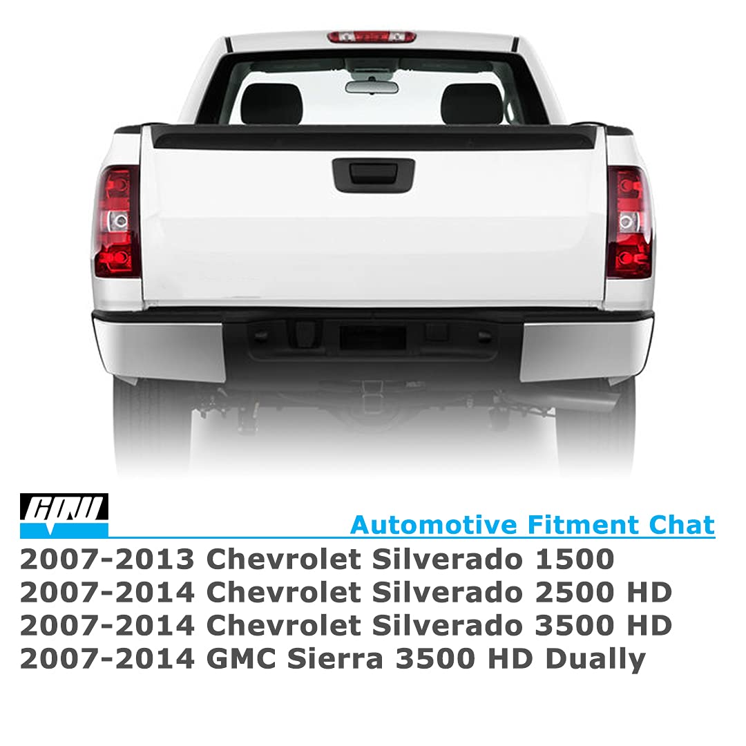 CPW LED Tail Lights for Chevrolet Silverado 1500/2500/3500 (2007-2014) - Clear Lens Replacement - Enhanced Visibility & Style for Night Driving & Off-Road Adventures