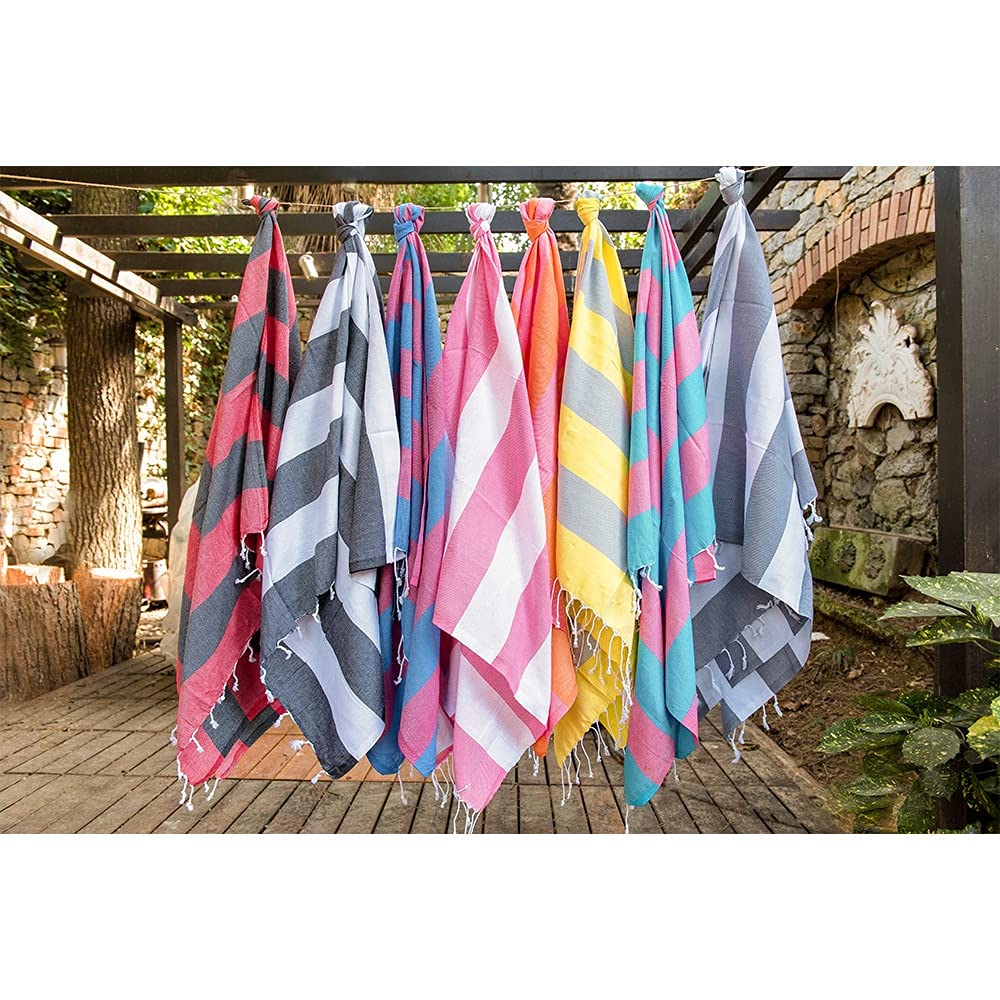 Extra Large 100x180cm Cotton Blanket - Oversized Travel, Gym, Camping, Beach Towel & Turkish Bath Towel | Perfect for Picnics, Yoga, Lounging & Outdoor Adventures