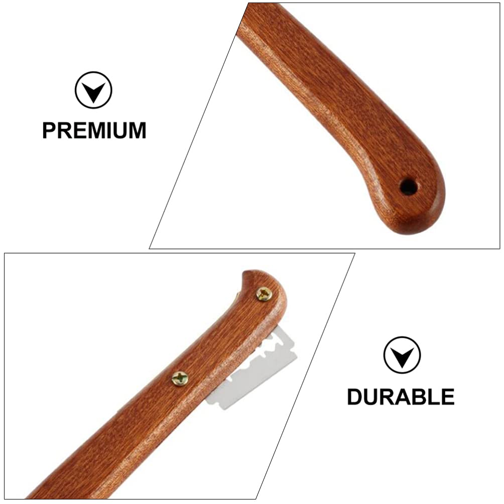 Angoily Bread Lame Tool - Professional Dough Scoring Knife with Stainless Steel Blades, Wooden Handle Baker's Kit for Perfect French Sourdough Bread Making - Ideal for Home Bakers & Artisan Bread Shops