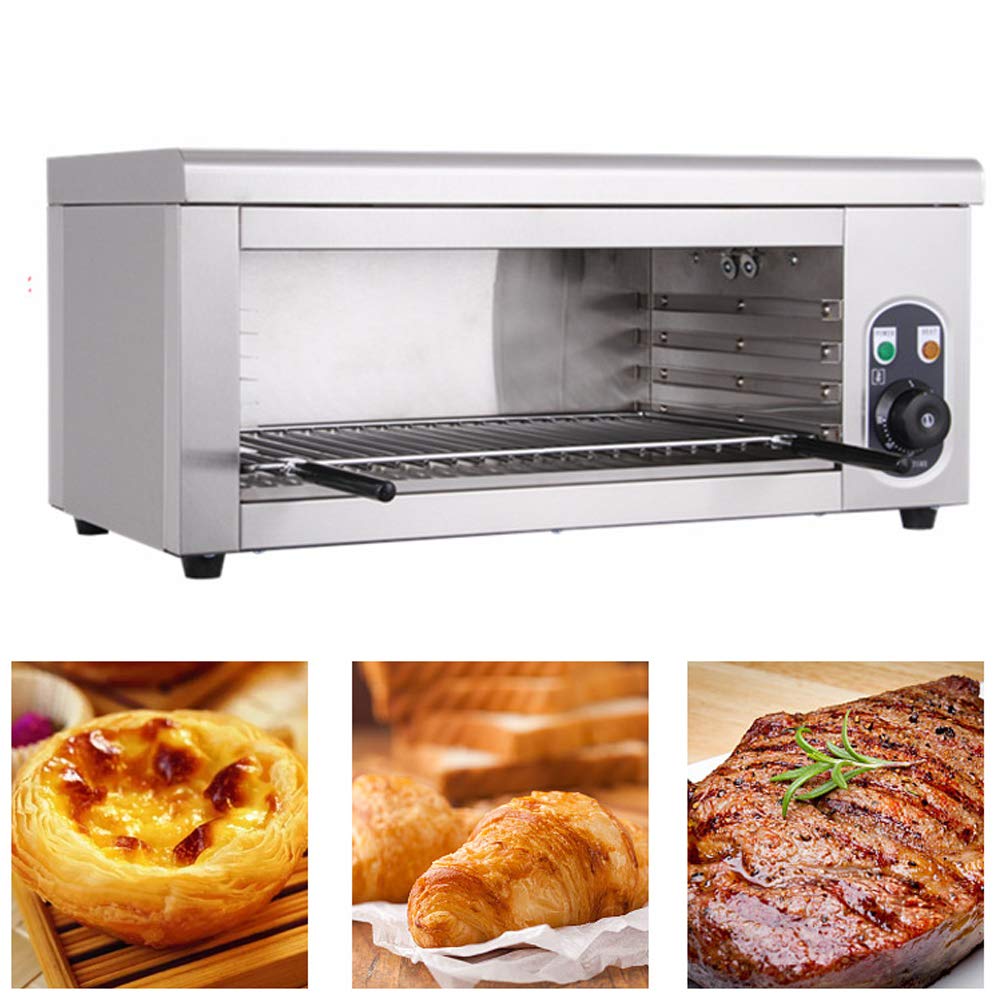 Electric Cheese Melter 2000W - Commercial & Home Countertop Salamander Broiler, Raclette Grill & BBQ Oven for Melting Cheese, Toasting Sandwiches & Grilling Meats | Perfect for Restaurants, Parties & Family Gatherings