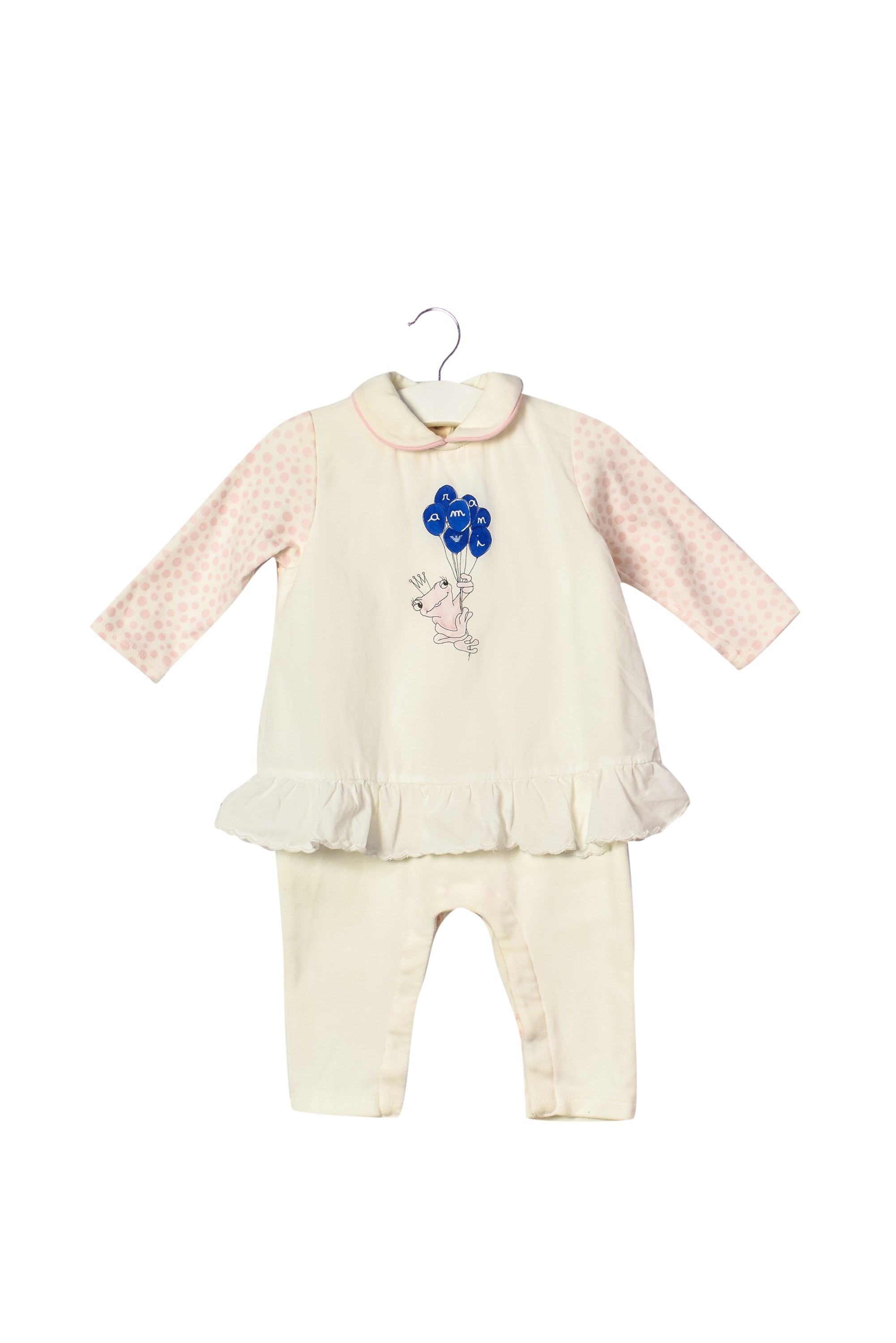 Armani Jumpsuit for Baby Boys & Girls | 3-6 Months | Soft Cotton Romper for Infants | Perfect for Playdates, Photo Shoots & Everyday Wear
