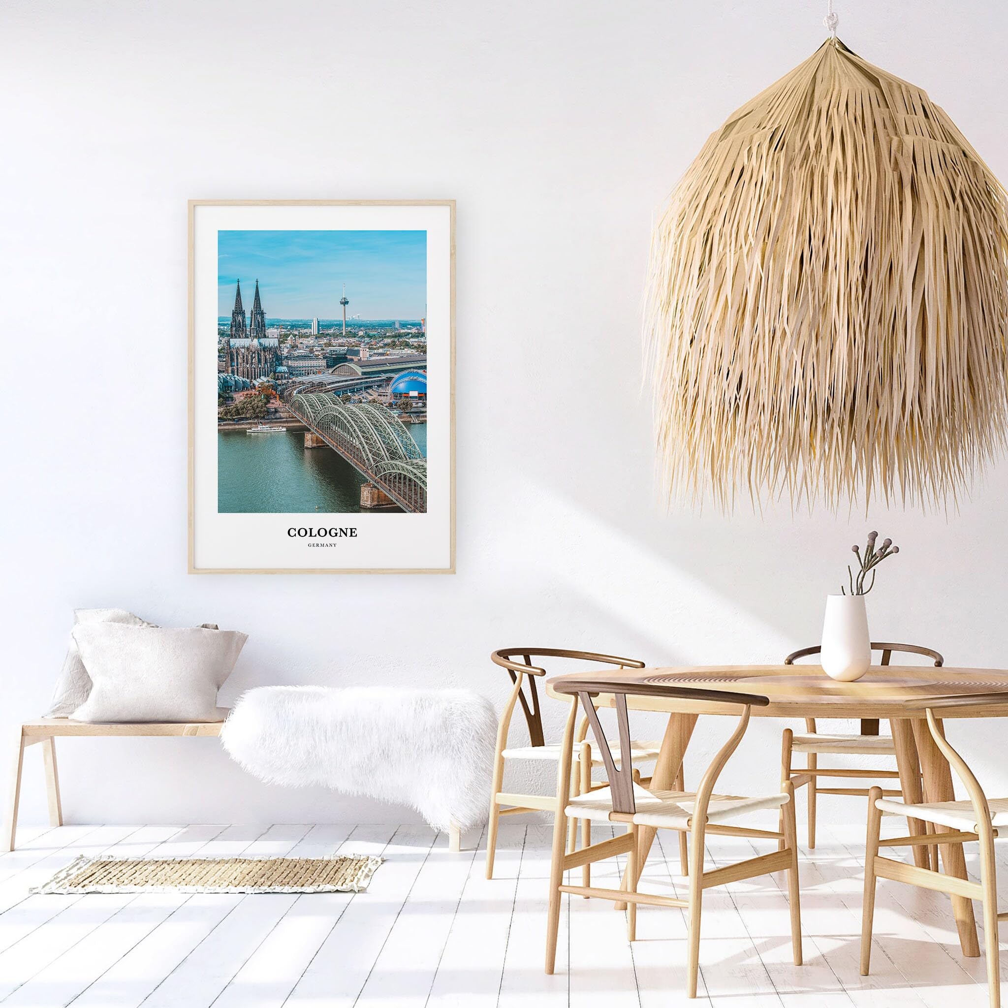 Premium Cologne Germany Travel Poster - High Quality Cologne Photo Print & Wall Art Decor for Home, Office, or Gift - Perfect for Travel Lovers & Germany Enthusiasts