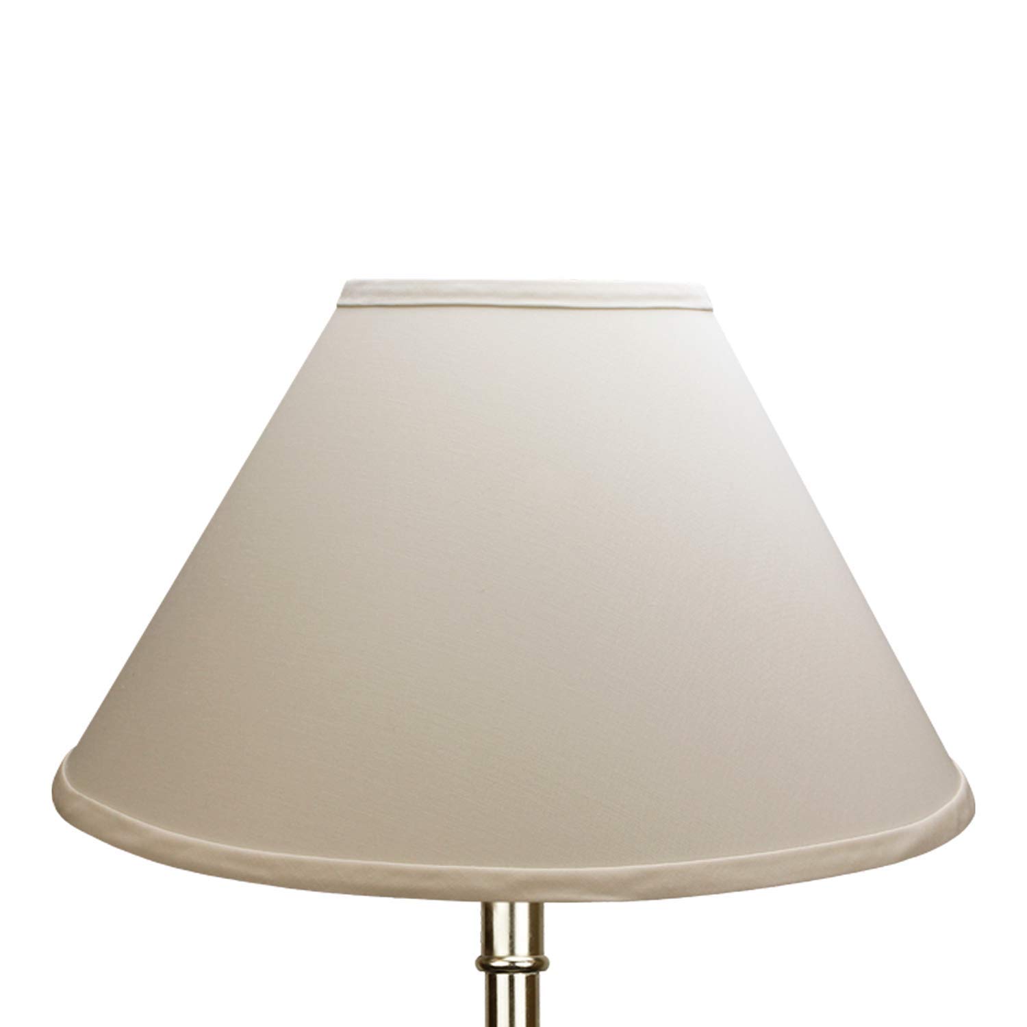 Premium Set of 2 Linen Ivory Lamp Shades - 6