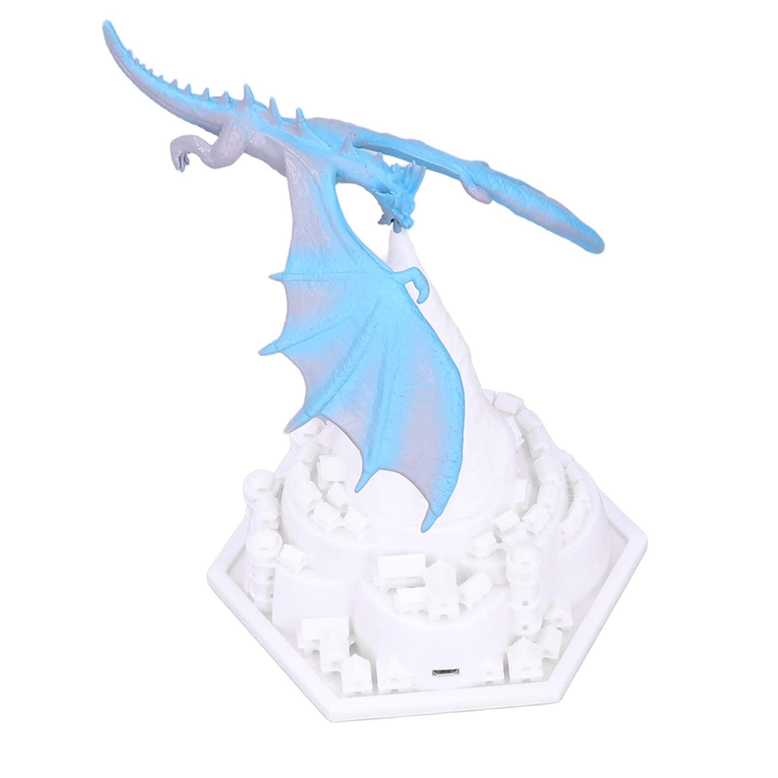 WNSC 3D Printed Dragon Balance Lamp - Decorative Breathing Night Light with Realistic Dragon Design | Perfect for Desktop, Bedroom, Office & Gift Giving | Creates Calming Ambiance for Relaxation, Meditation & Home Decor