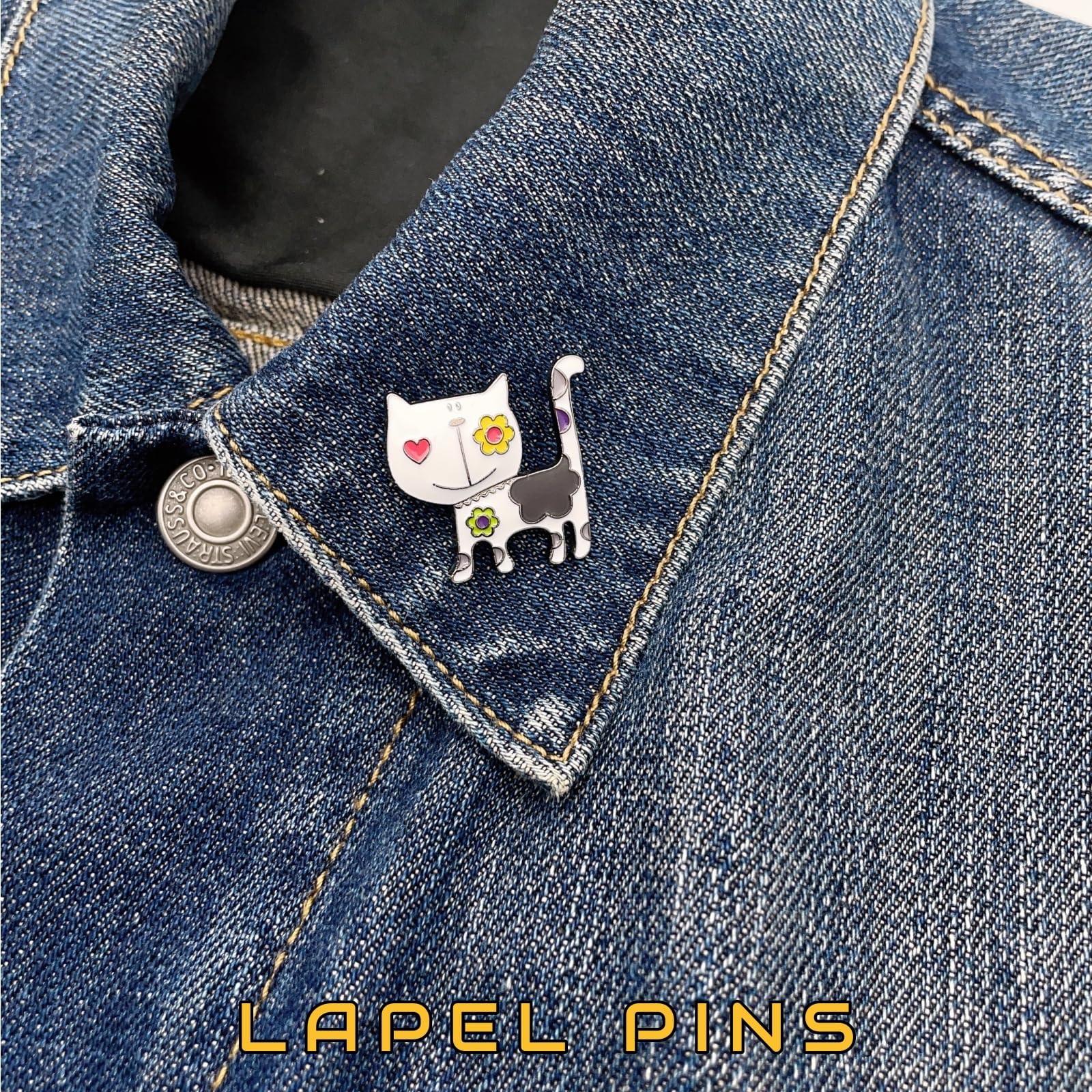 AAVEDGE Enamel Pins for Backpacks & Hats - Stylish Lapel Pins for Fashion Accessories