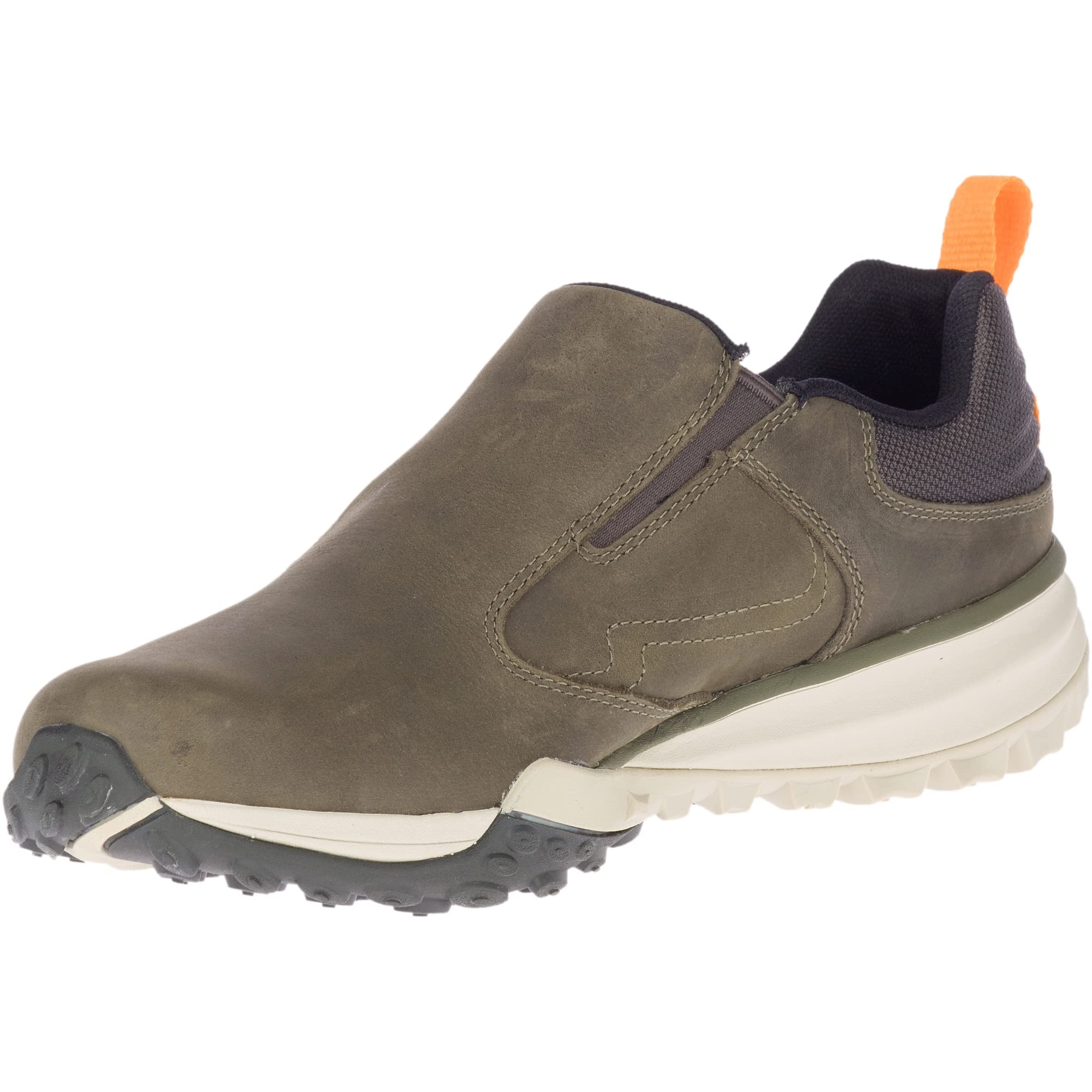 Merrell Men's Havoc Wells Moc Loafer - Comfortable Slip-On Shoes for Walking, Travel & Casual Wear - Water-Resistant Leather Moccasins for Men