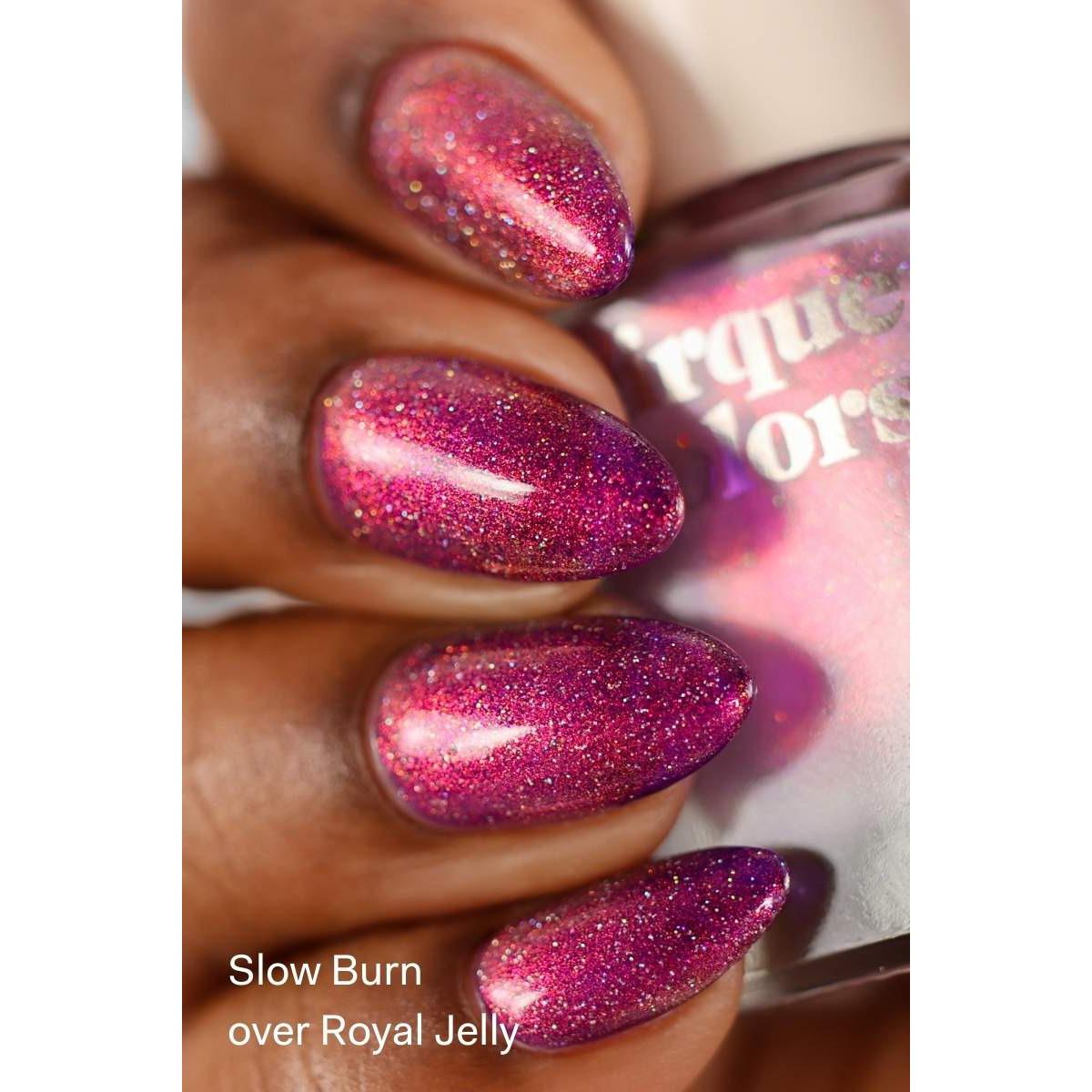 Cirque Colors Slow Burn Nail Polish - 0.37 oz Long-Lasting Vegan & Cruelty-Free Nail Lacquer - Perfect for Manicures, Pedicures & Nail Art Designs