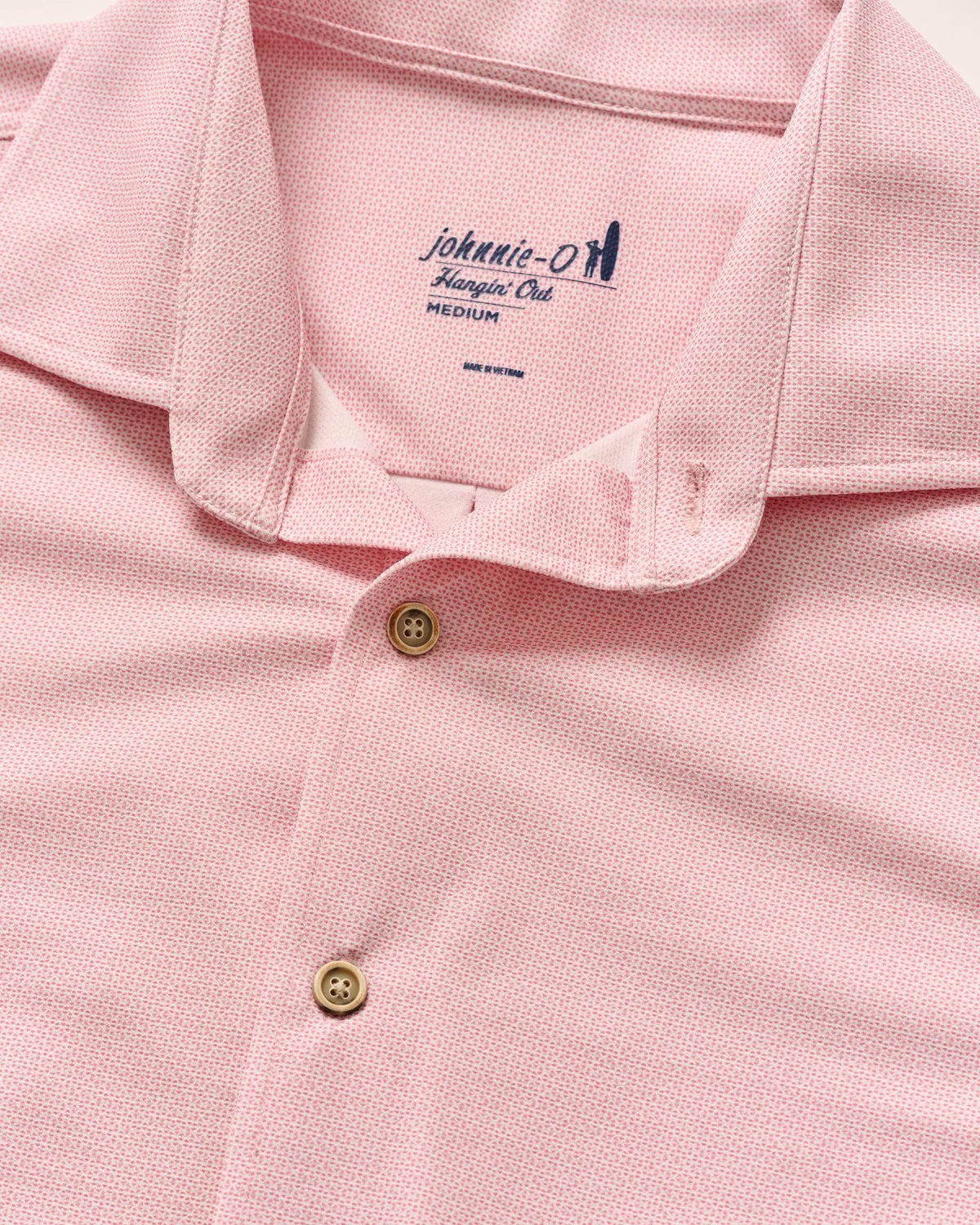 Johnnie-O Spielman Solid Men's Casual Shirt - Classic Fit, Short Sleeve, Button Down for Golf, Office & Summer Outings
