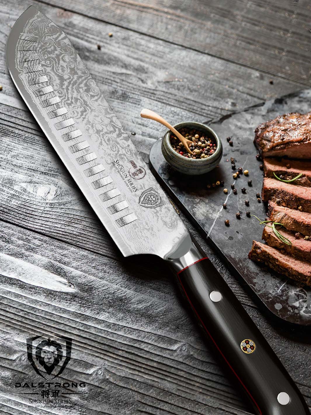 Dalstrong Shogun Series ELITE 8-Inch Bull Nose Butcher Knife - Professional Chef Knife for Meat Cutting, Slicing & Butchering - Perfect for Home Kitchens & Professional Use