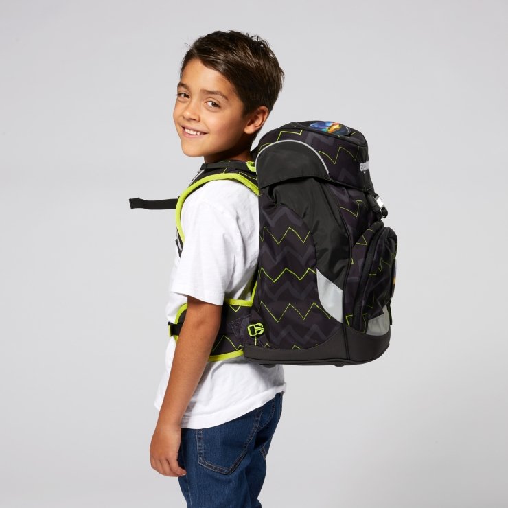 Ergobag Prime School Backpack 200 - Lightweight & Durable Kids Bookbag for Boys & Girls - Perfect for School, Travel & Outdoor Adventures (Bear Power Design)