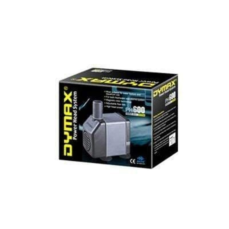Dymax PH600 Submersible Power Head Pump - 600L/Hr High Flow Aquarium Water Pump for Fish Tank, Reef & Saltwater Aquariums - Ideal for Filtration, Circulation & Aeration