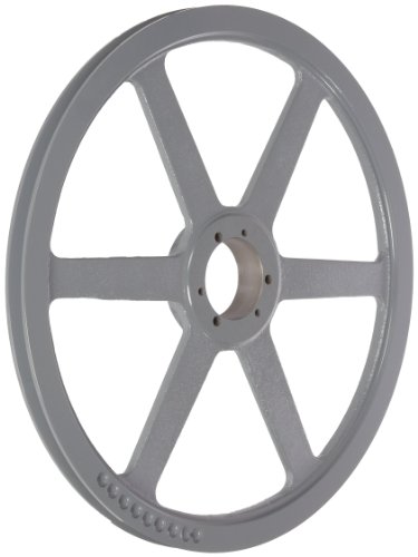 TB Woods 1101B Classical V-Belt Sheave - B Section, 1 Groove, Cast Iron Pulley (11.35