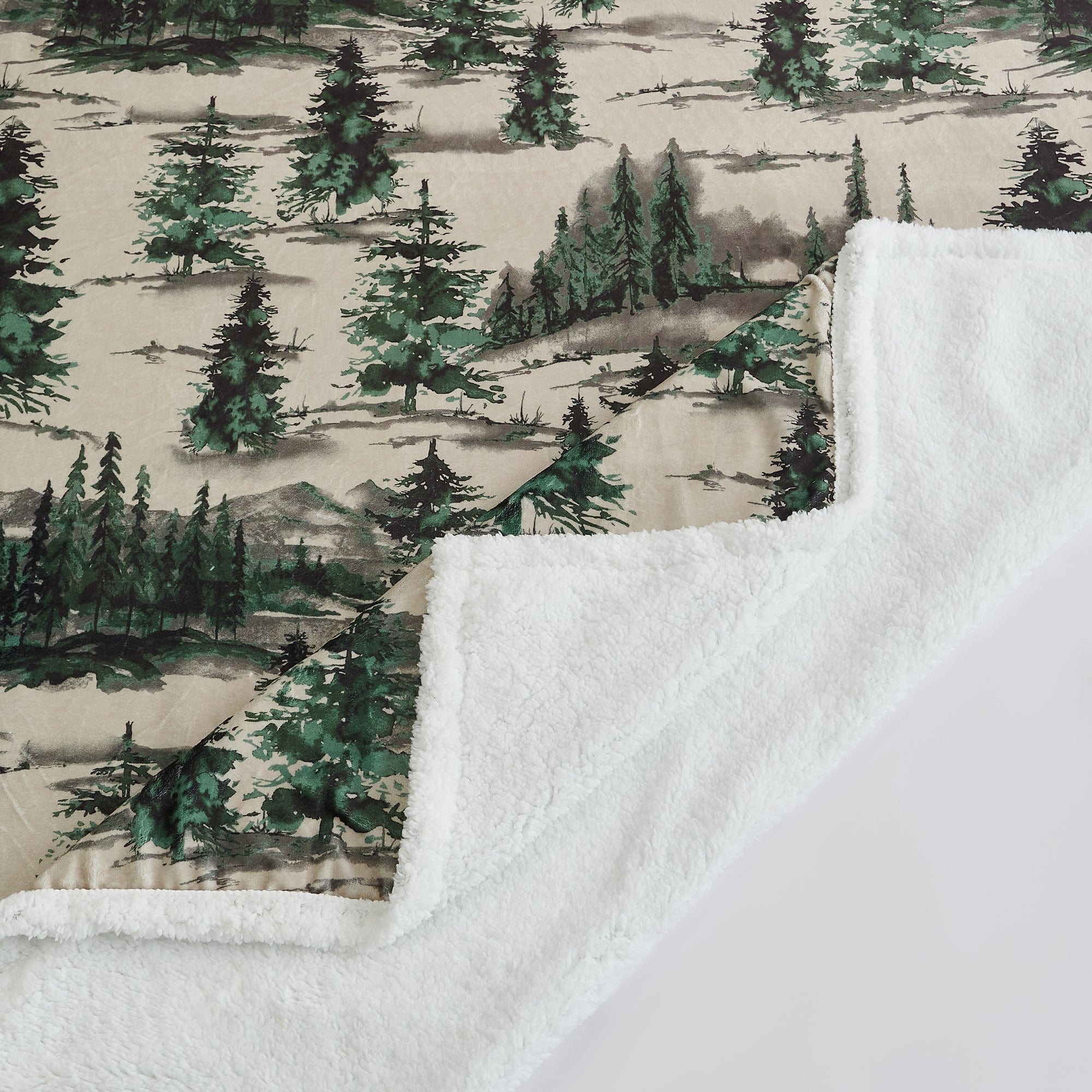 Cozy Joshua Campfire Sherpa Throw Blanket - Soft Flannel Fleece for Winter Warmth - Perfect for Camping, Home Decor, and Gift Giving