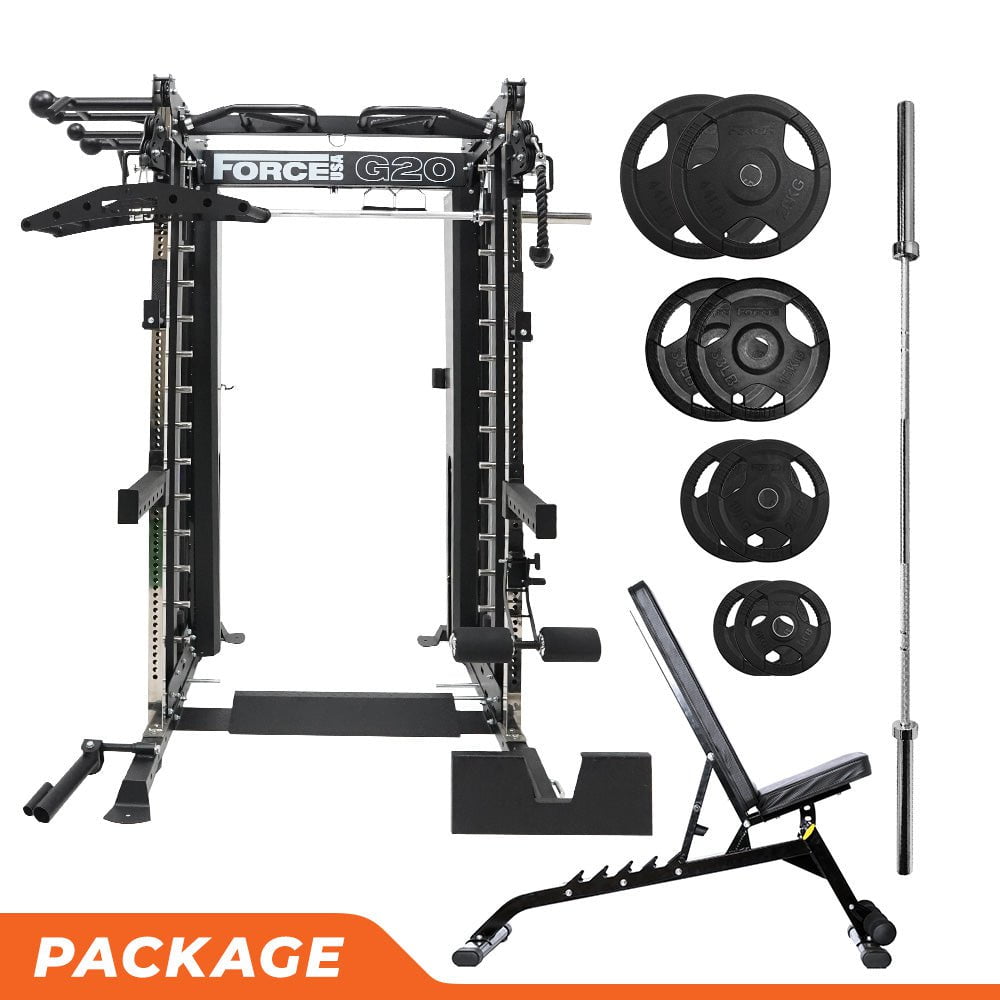 Force USA G20 Starter Package - Home Gym Equipment for Strength Training & Fitness - Perfect for Home Workouts, Garage Gyms & Personal Training