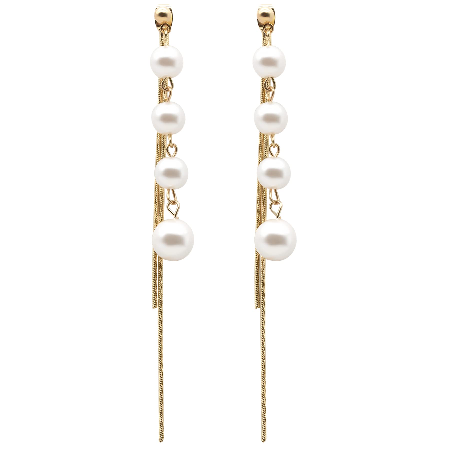 Trendy Pearl Earrings for Women & Girls - Elegant Fashion Jewelry for Parties, Weddings & Everyday Wear