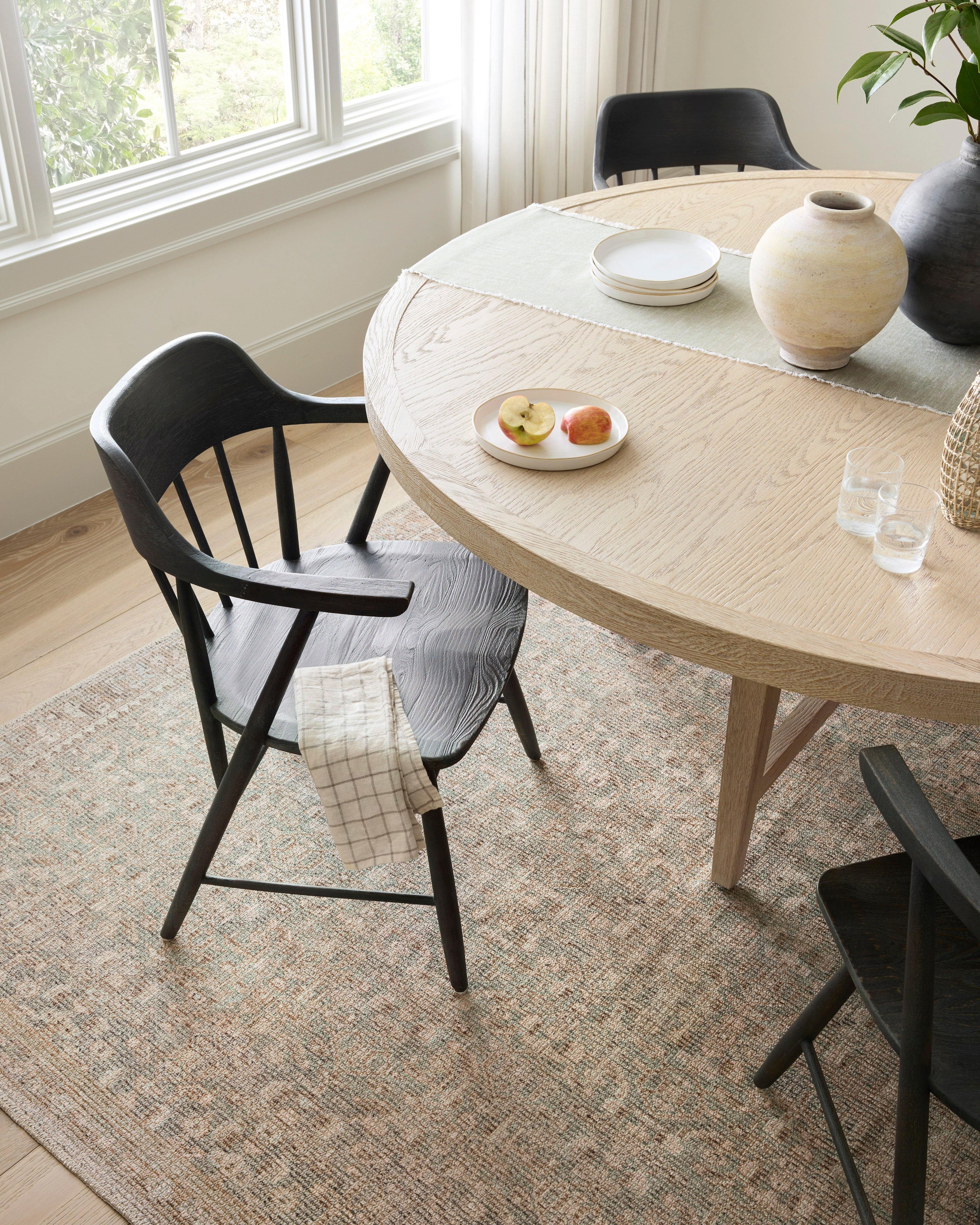 Aubrey Sage & Bark Rug - Natural Jute Fiber Non-Slip Pet Friendly Area Rug for Living Room, Bedroom, or Nursery - Eco-Friendly Home Decor for Dogs and Cats