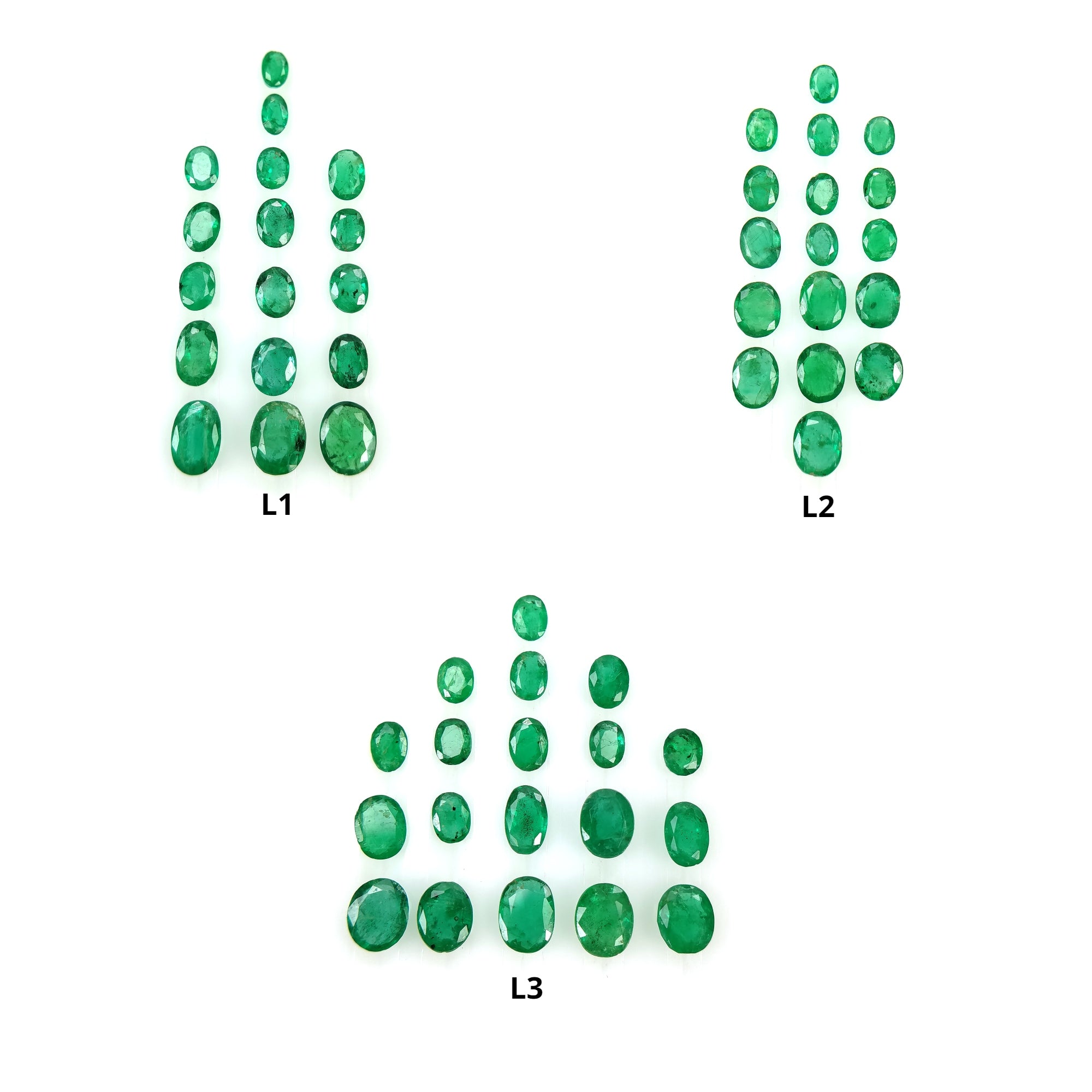 Natural Untreated Green Emerald Gemstone - Oval Cut for Rings, Necklaces & Jewelry Making | High-Quality Loose Emeralds for Engagement & Wedding Jewelry