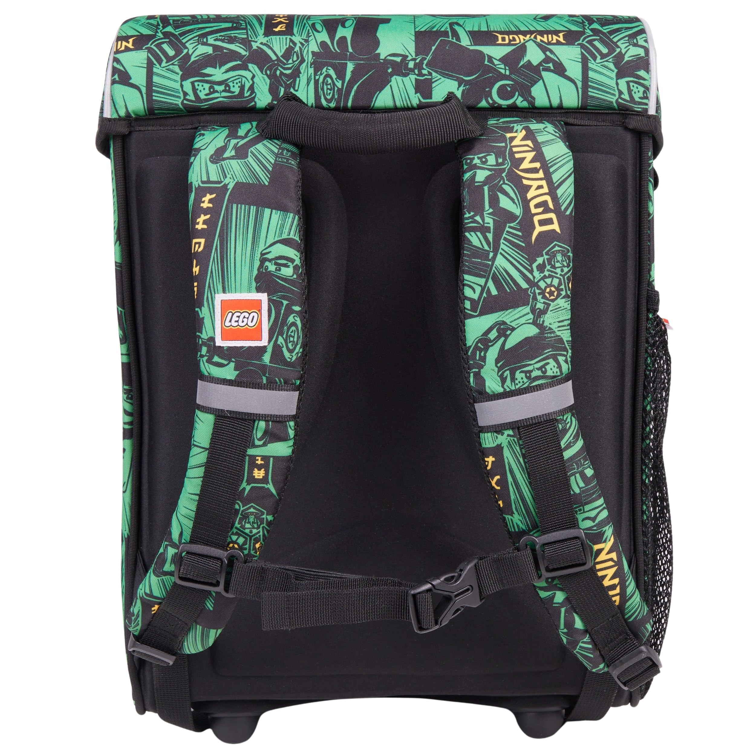 SKANDO BAGS Lego NINJAGO Backpack Set for Boys & Girls from 1st Grade (6 Years Old) - 6-Piece School Essentials: Backpack, Pencil Case (Pre-filled), Gym Bag, Small Backpack, Wallet & Sports Bag - Green | Perfect for School, Travel & Outdoor Activities