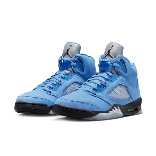 Air Jordan 5 Retro UNC University Blue Black White Basketball Shoes - Men's Sneakers for Sports & Casual Wear | Perfect for Court Games, Street Style & Sneaker Collection