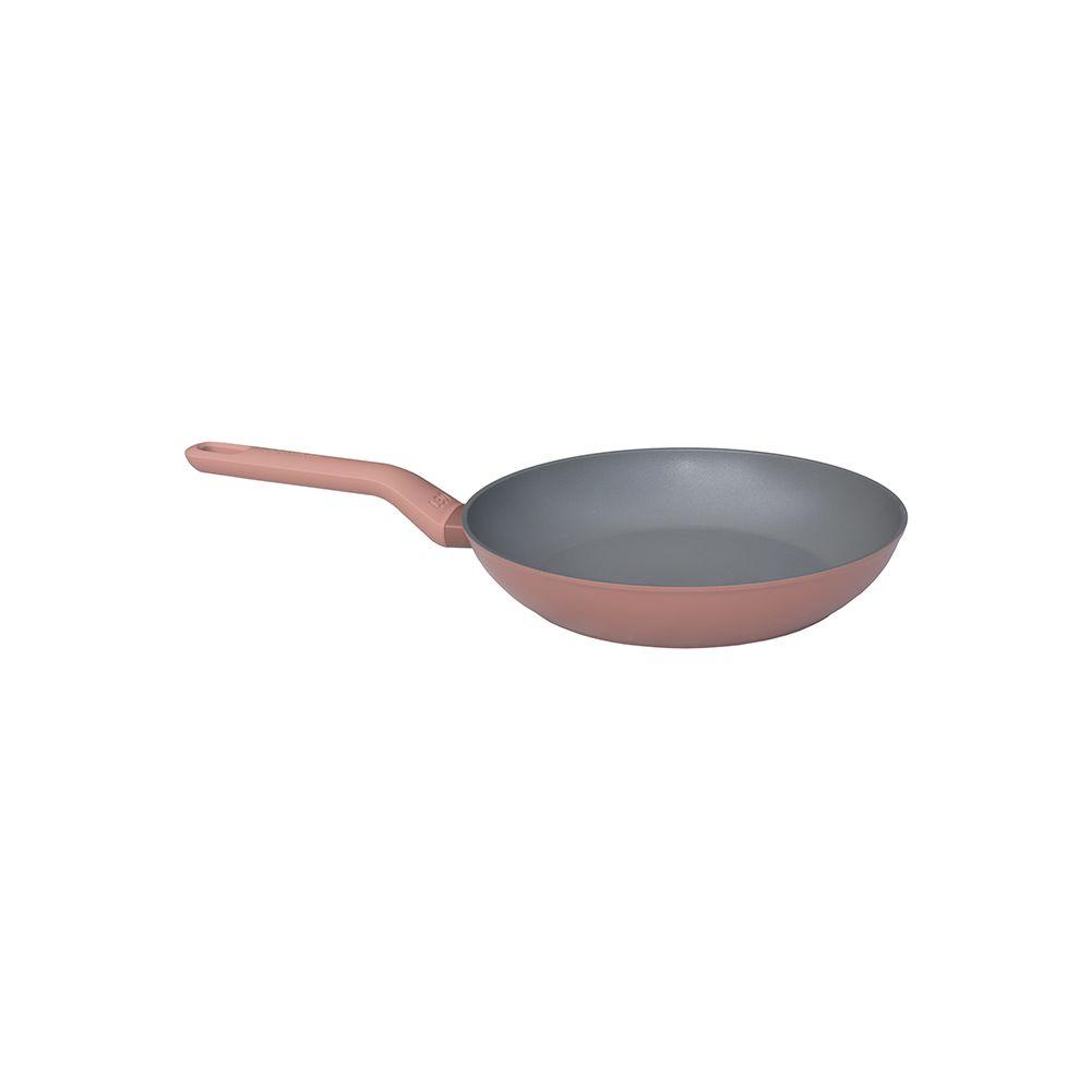 BergHOFF Leo 8-Inch Non-Stick Fry Pan - Canyon Rose | Premium Ceramic Coating for Healthy Cooking | Perfect for Sautéing, Frying & Omelets