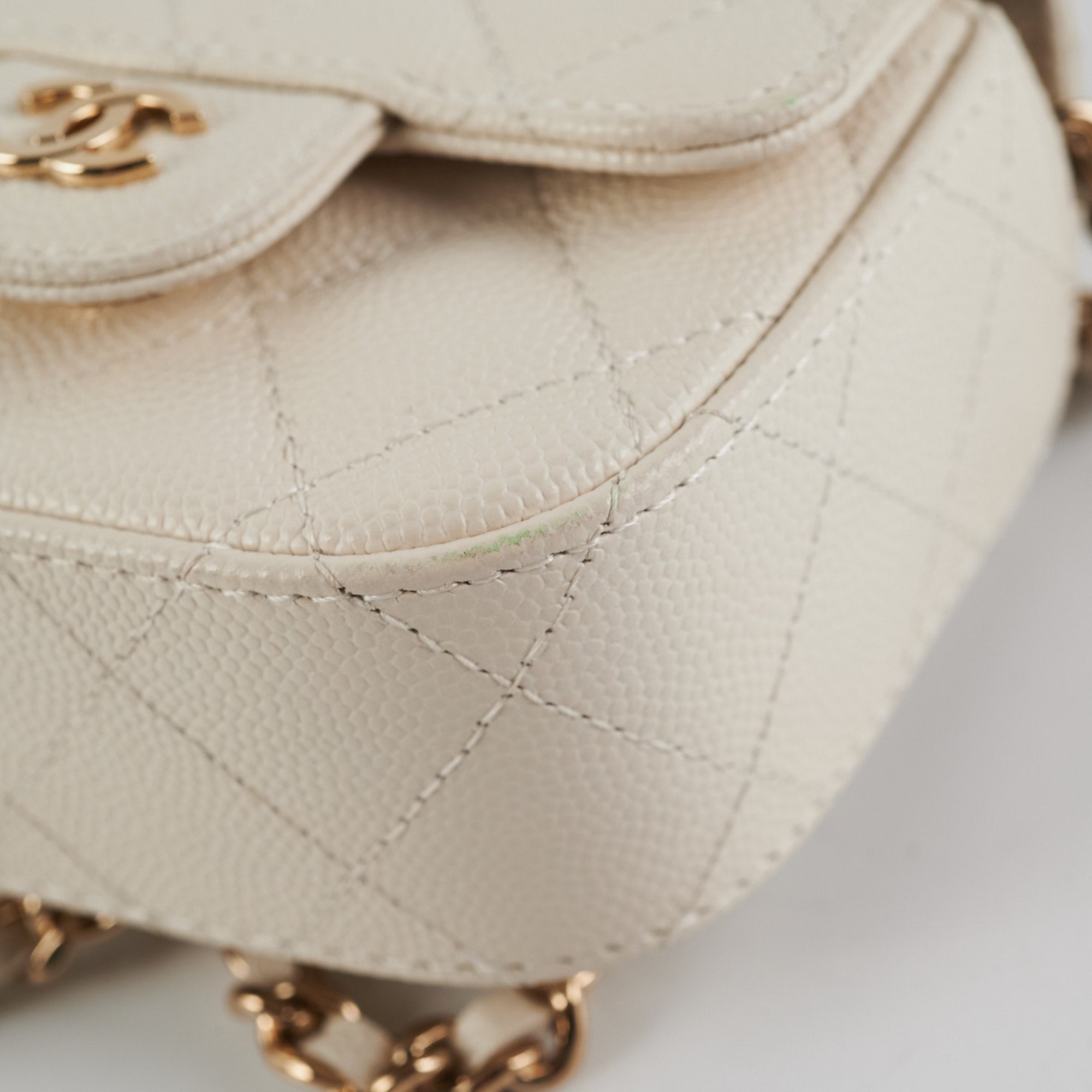 Chanel Caviar Quilted Micro Bag in White - Luxury Mini Crossbody Purse for Women, Perfect for Evening Parties & Special Occasions