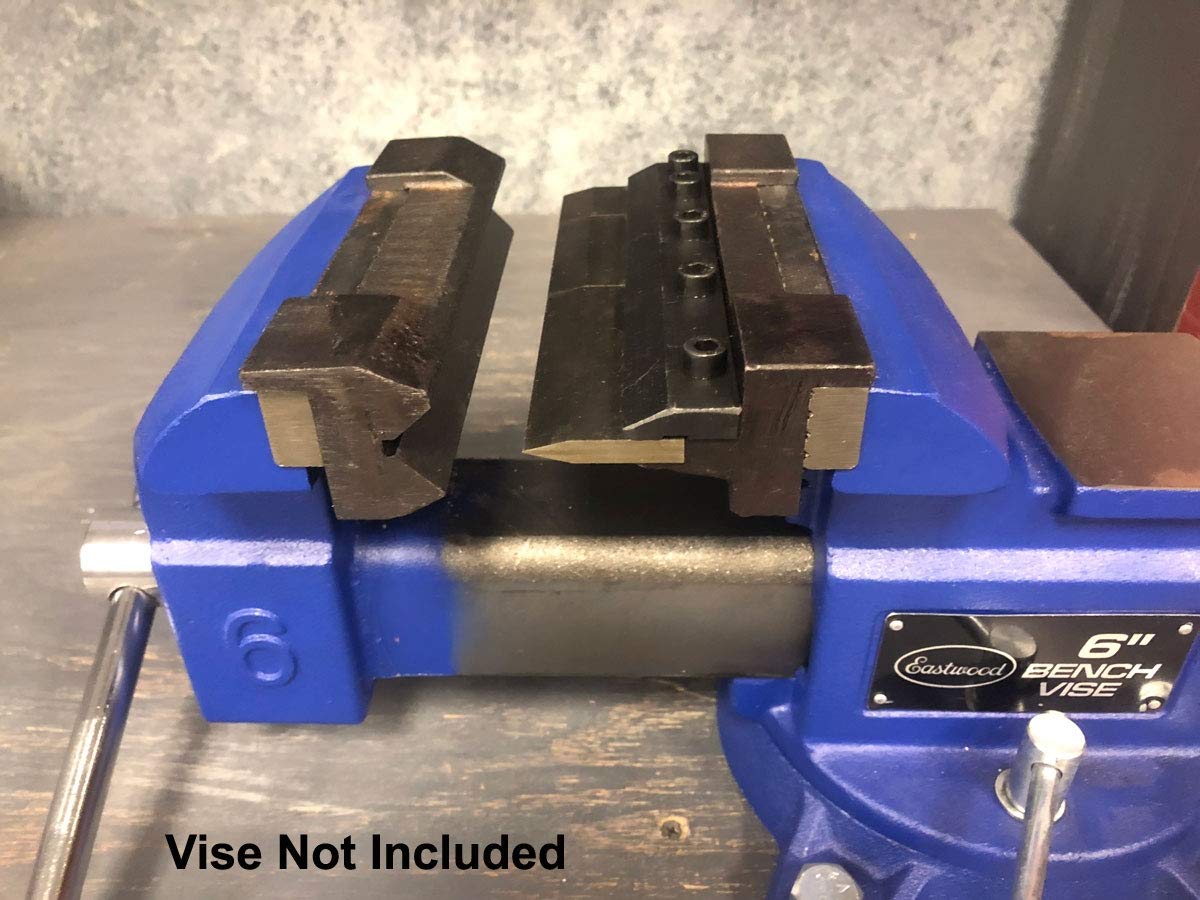 Eastwood 6-Inch Heavy Duty Vise Mount Metal Brake Bender Attachment - Cross Slide Workbench Tool for Sheet Metal Bending | DIY Metalworking, Automotive Repair & Fabrication Projects