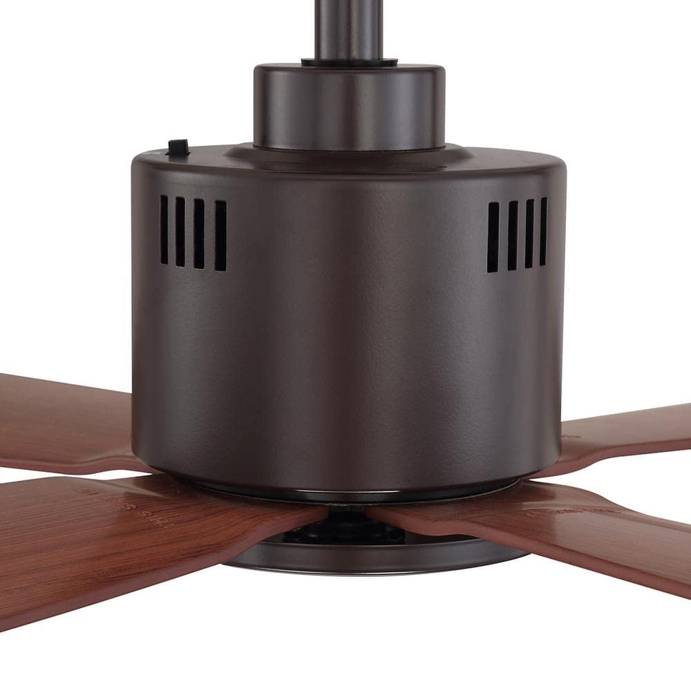 Kitteridge 52 Inch Indoor Medium Wood Ceiling Fan with Light - Modern Home Cooling for Living Room, Bedroom, and Office