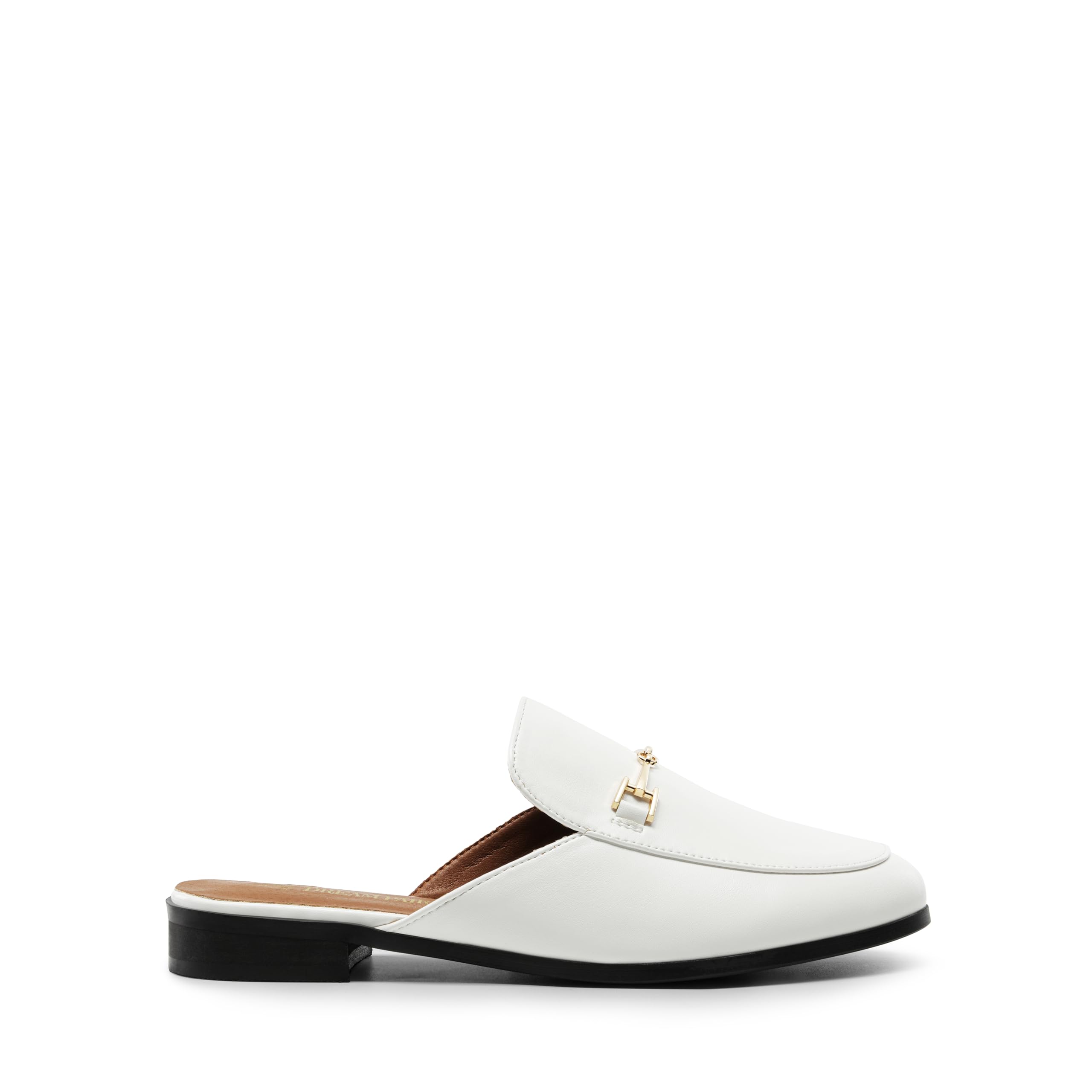 DREAM PAIRS Women's Comfortable Buckle Mules - Slip On Backless Loafers & Slides for Casual Wear, Office, and Home Use