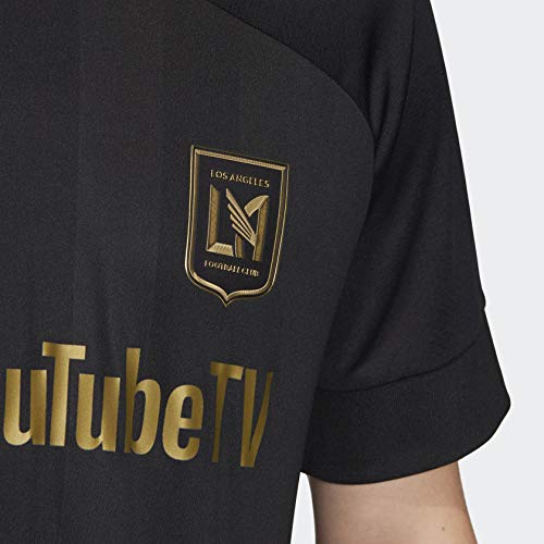 Adidas Los Angeles FC Home Authentic Soccer Jersey - Men's Small - Official MLS Jersey for Games & Fan Support