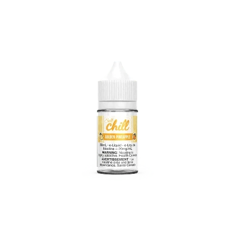 Golden Pineapple Salt Nicotine E-Liquid - 30mL Refillable Vape Juice for Smooth & Flavorful Vaping Experience | Perfect for Pod Systems & Vape Pens