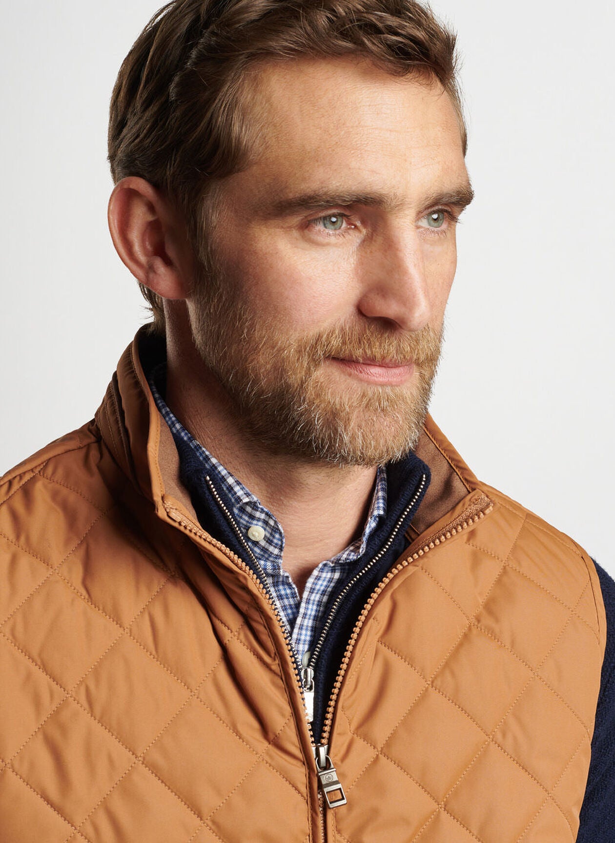 PETER MILLAR ESSEX VEST | Men's Lightweight Quilted Down Vest | Water-Resistant Winter Jacket for Outdoor Activities & Casual Wear