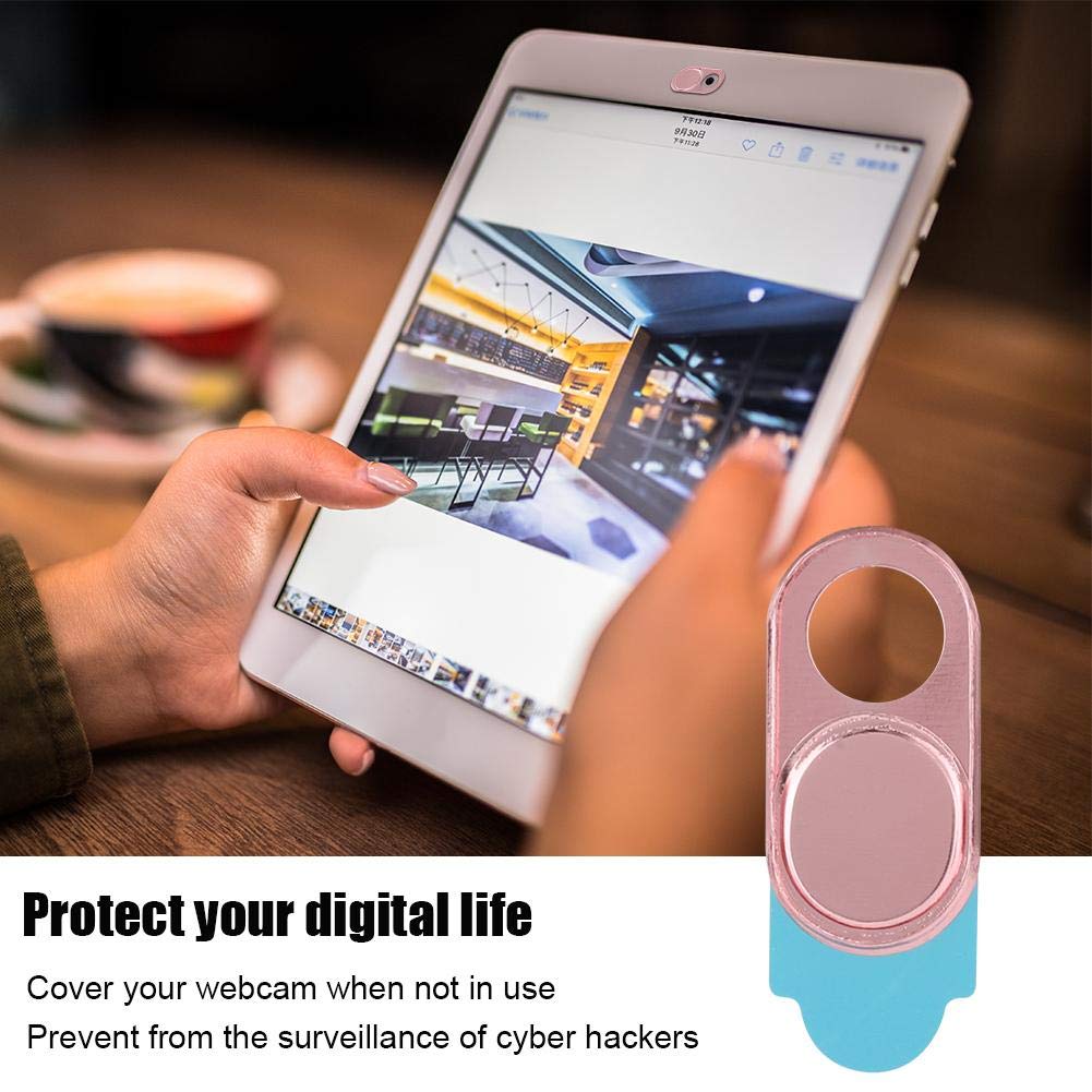 Zopsc Webcam Cover 3 Pack - Ultra Thin Metal Camera Privacy Cover for Laptop, Desktop, Tablet & Smartphone - Anti-Hacker Security Protection for Online Meetings, Video Calls & Remote Work