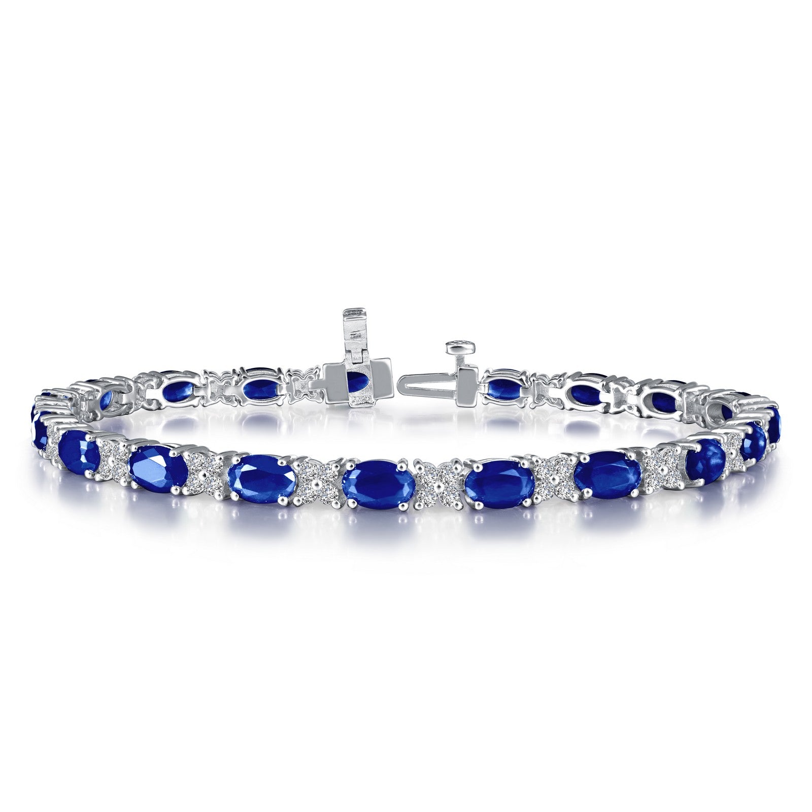 10.20 CTW Classic Alternating Link Diamond Bracelet for Women - Elegant Tennis Jewelry Gift for Anniversary, Wedding & Special Occasions