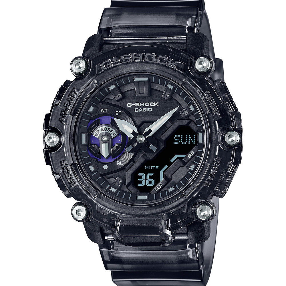 G Shock GA2200SKL-8A Men's Digital Sports Watch with Shock Resistance & Sound Wave Design - Perfect for Outdoor Adventures, Workouts, and Everyday Wear