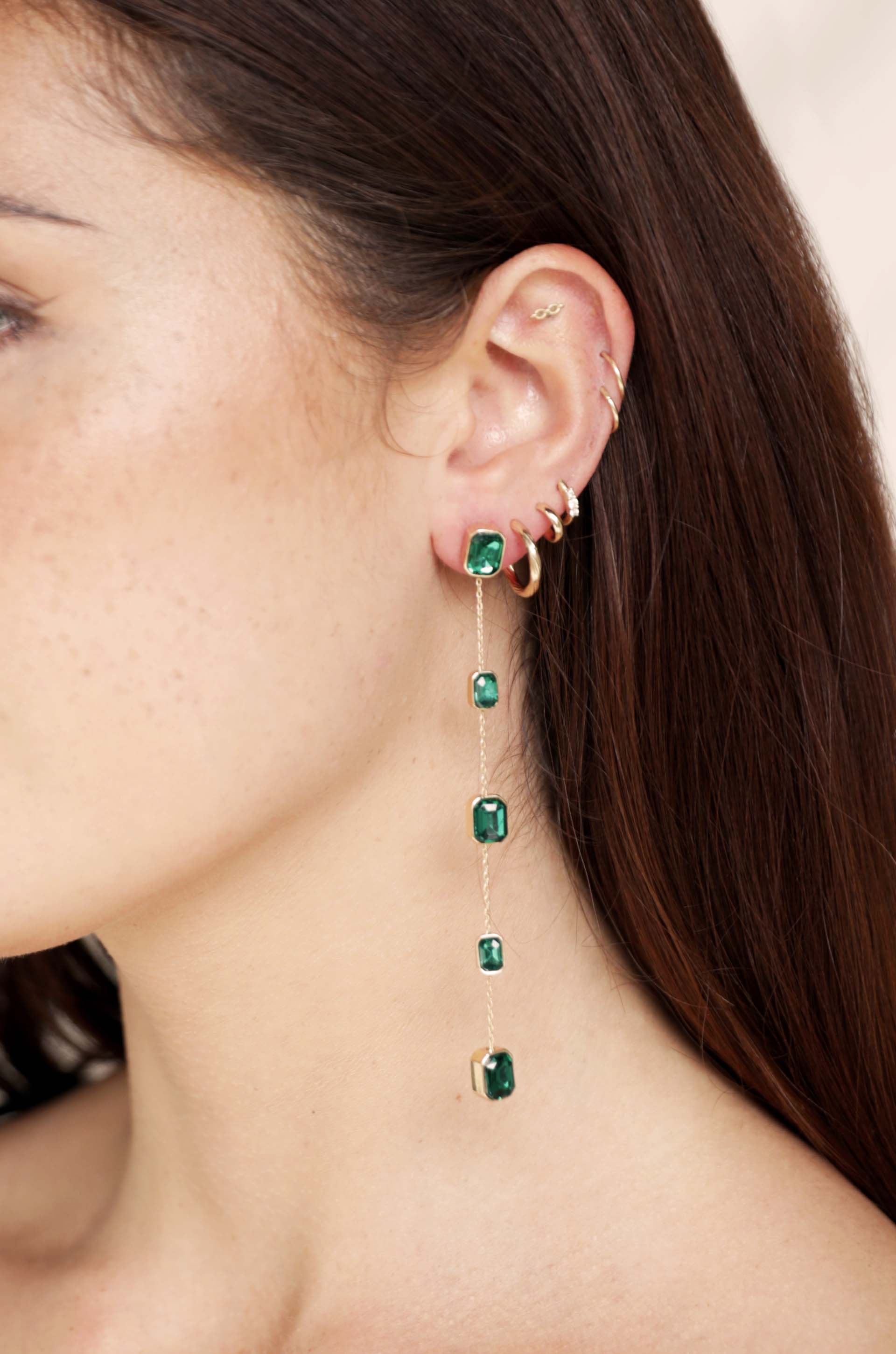 Elegant Crystal Dangle Earrings for Women - Sparkling Rhinestone Drop Earrings for Party, Wedding & Evening Wear - Fashion Jewelry Gift for Her