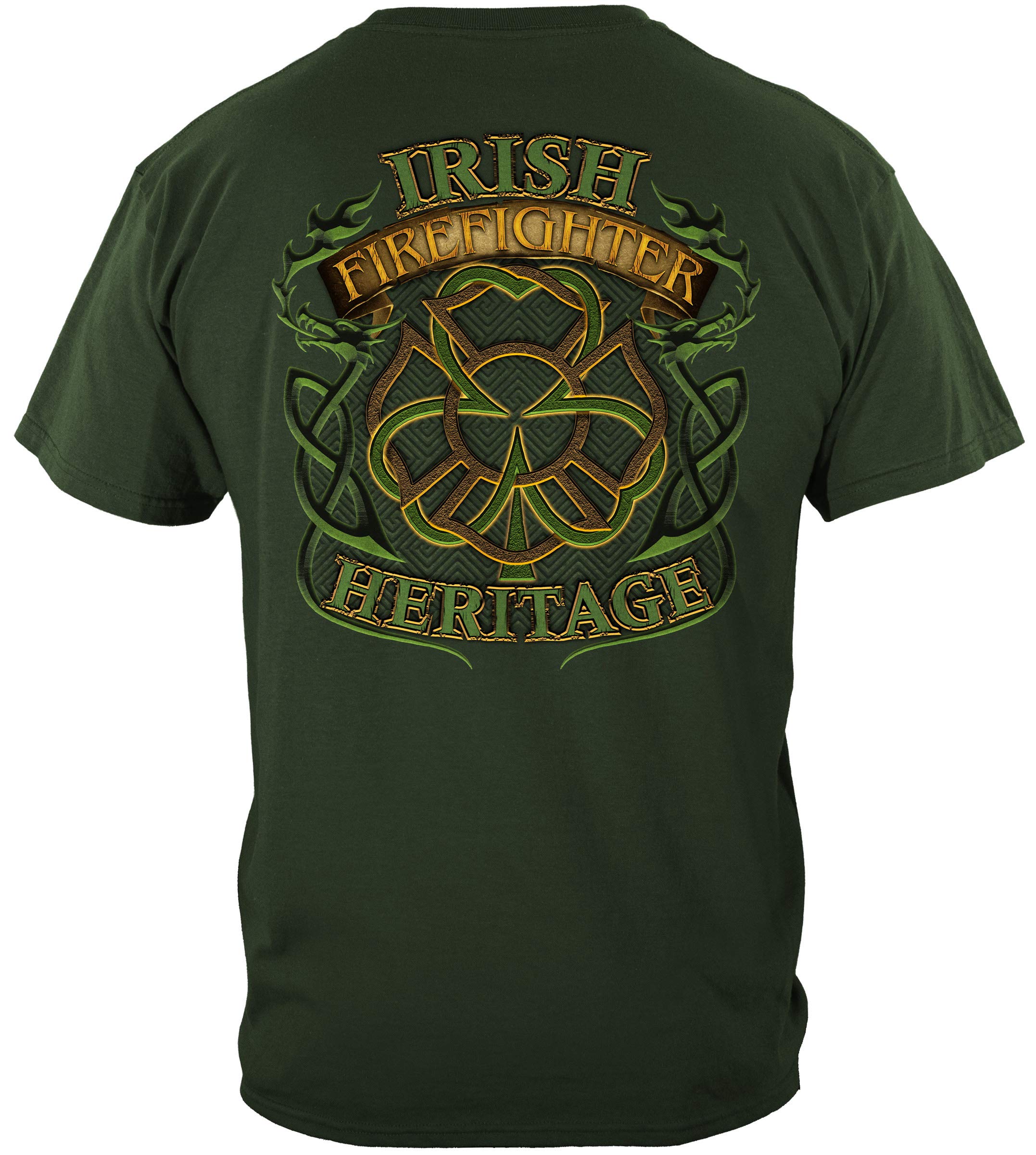 Elite Breed Firefighter T-Shirt - Forged in Steel Design, Durable Cotton Tee for Firefighters & First Responders - Perfect for Work, Training & Casual Wear
