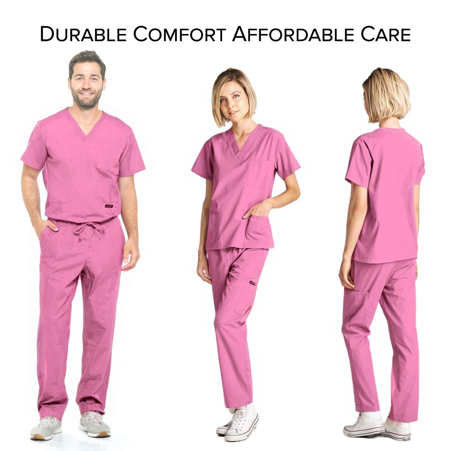 Dagacci Medical Scrubs for Women & Men - Comfortable & Durable Scrubs Tops & Shirts for Nurses, Doctors & Healthcare Professionals - Perfect for Hospitals, Clinics & Medical Offices