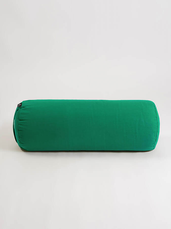 Organic Cotton Buckwheat Meditation Bolster Cushion for Yoga & Zen Relaxation - Perfect for Yoga Studios, Home Meditation & Stress Relief