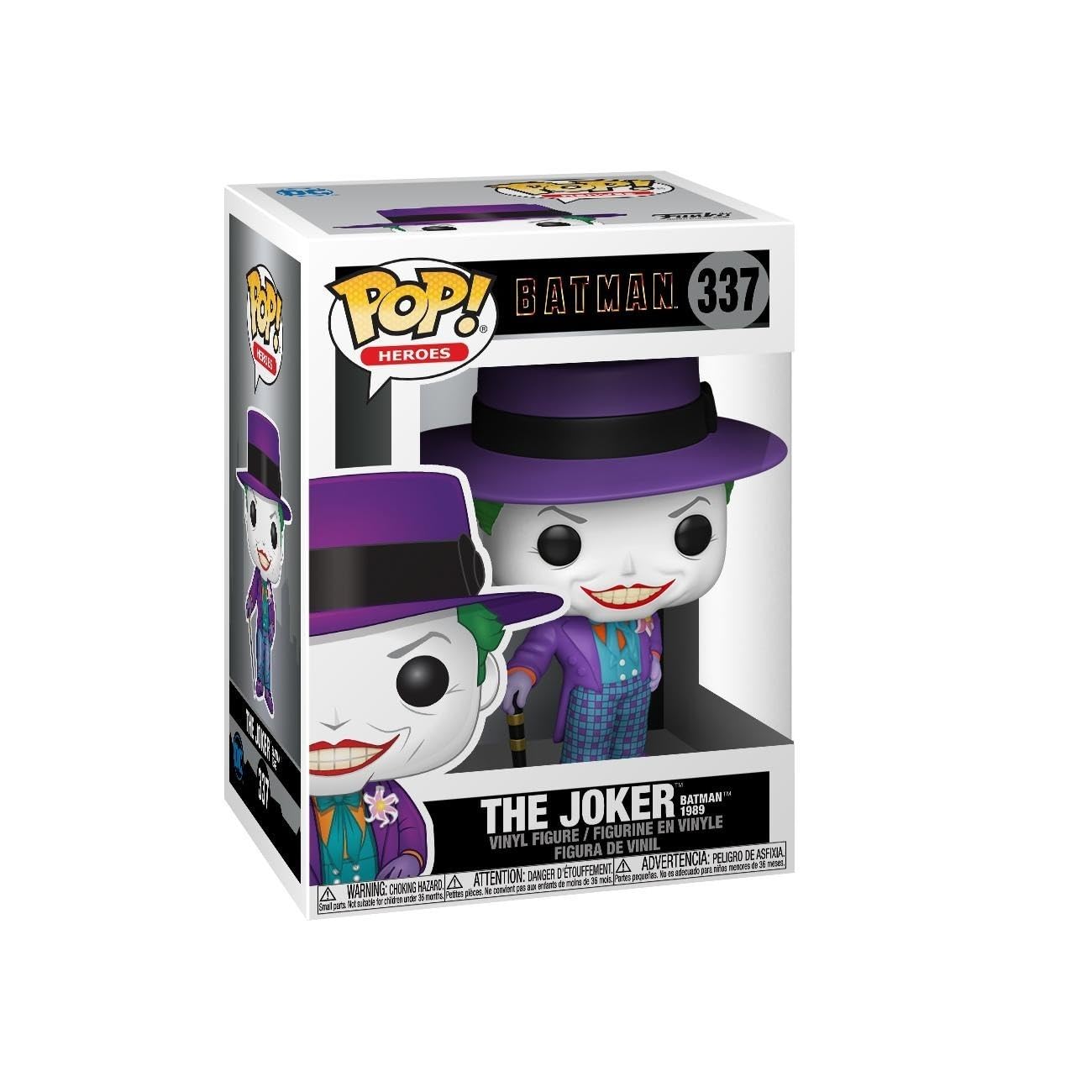 Batman The Joker #337 Funko Pop Vinyl Figure - Exclusive Collectible Toy for DC Comics Fans - Perfect for Display, Gifts & Comic Conventions
