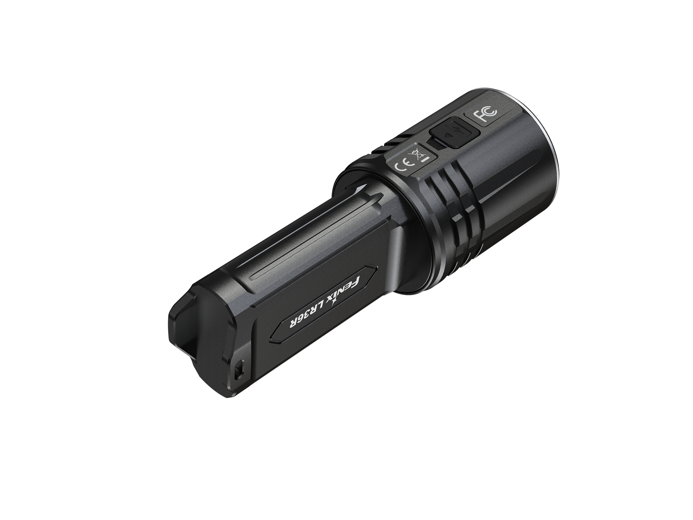 Fenix LR36R 1000 Lumen Rechargeable LED Flashlight with White Laser - High Power Search Light for Camping, Hiking, and Emergency Situations