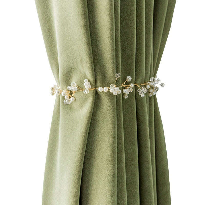 Luxury Plush Velvet Curtains - Light Green Blackout Drapes for Living Room & Bedroom | Mila Modern Soft Thermal Insulated Window Treatments for Home Decor