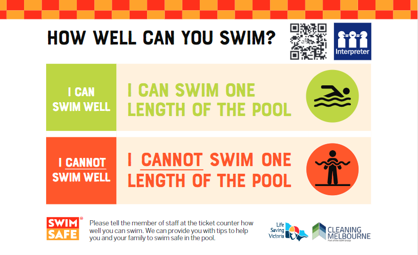 SwimSafe Water Safety Flash Cards - Learn Swimming & Drowning Prevention - Perfect for Kids, Parents & Swim Instructors - Pool, Beach & Water Park Safety Education