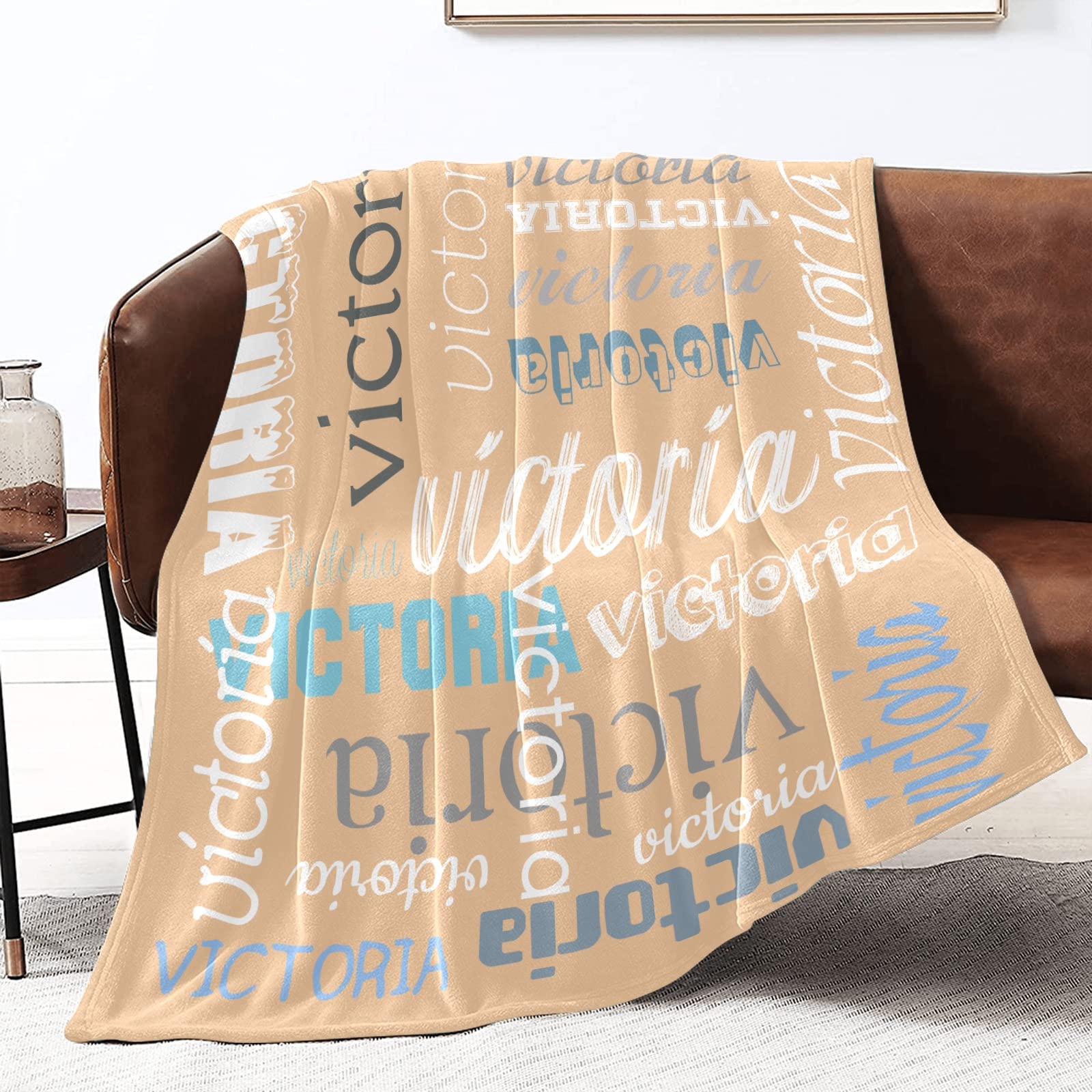 Custom Canary Yellow Fleece Throw Blanket - Ultra Soft 50x60 Personalized Blanket for Couch, Sofa & Bed - Perfect Wedding & Birthday Gift - Cozy Home Decor for Living Room, Bedroom & Gifts