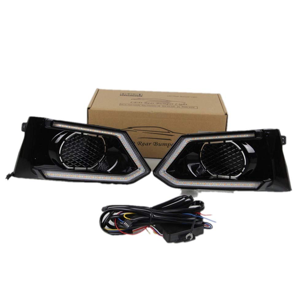 Nissan Altima LED DRL Lights with Yellow Turn Signals for 2019 - Upgrade Your Front Bumper Lighting